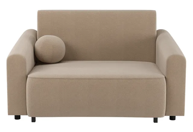 selsey-stevio-zweisitziges-ausklappbares-sofa-150-cm-mit-stauraum-beige-hydropho image 1