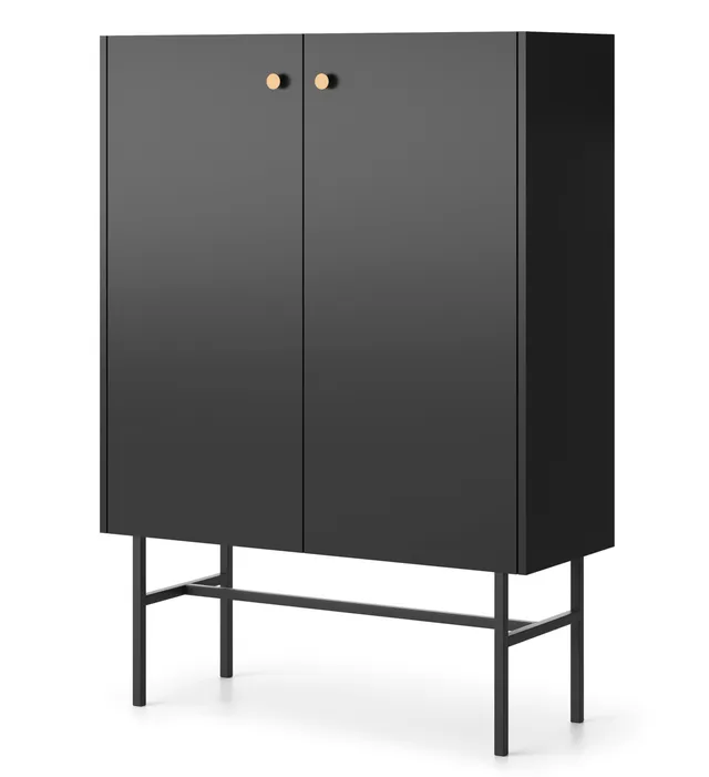 selsey-divenos-hohe-kommode-zweit-rig-93-cm-schwarz image 1