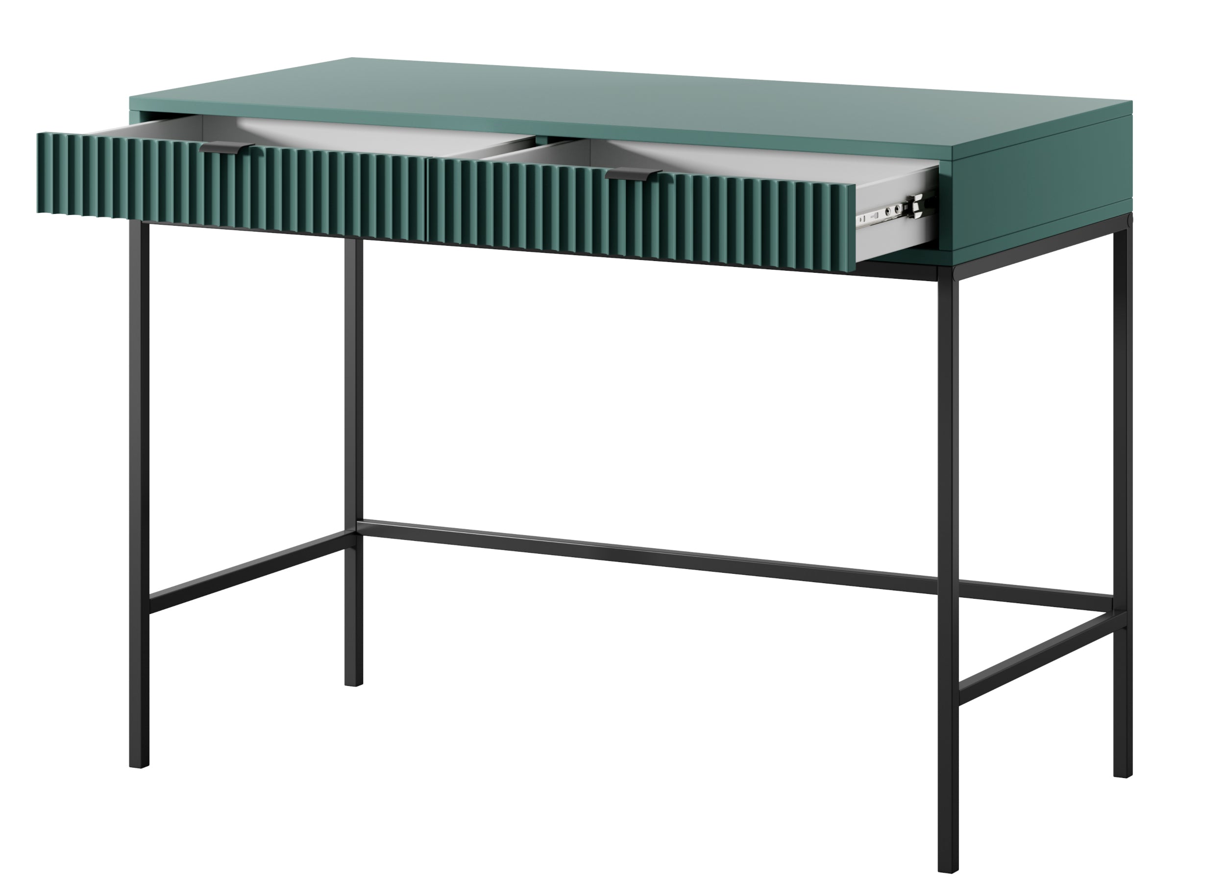selsey-vellore-schminktisch-schreibtisch-104-cm-gr-n-geriffelte-fronten-schwarze image 4