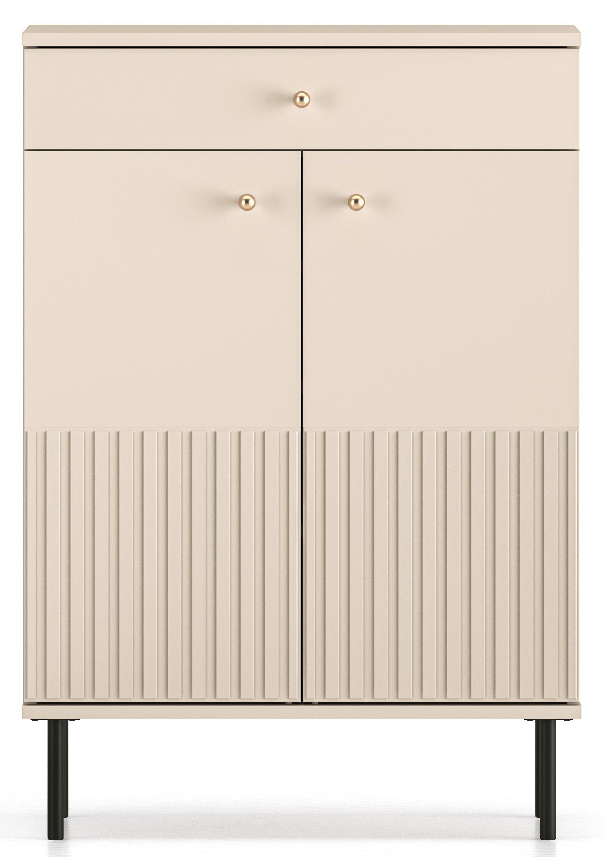 selsey-caletto-schuhschrank-68-cm-mit-schublade-beige-mit-lamellen image 1
