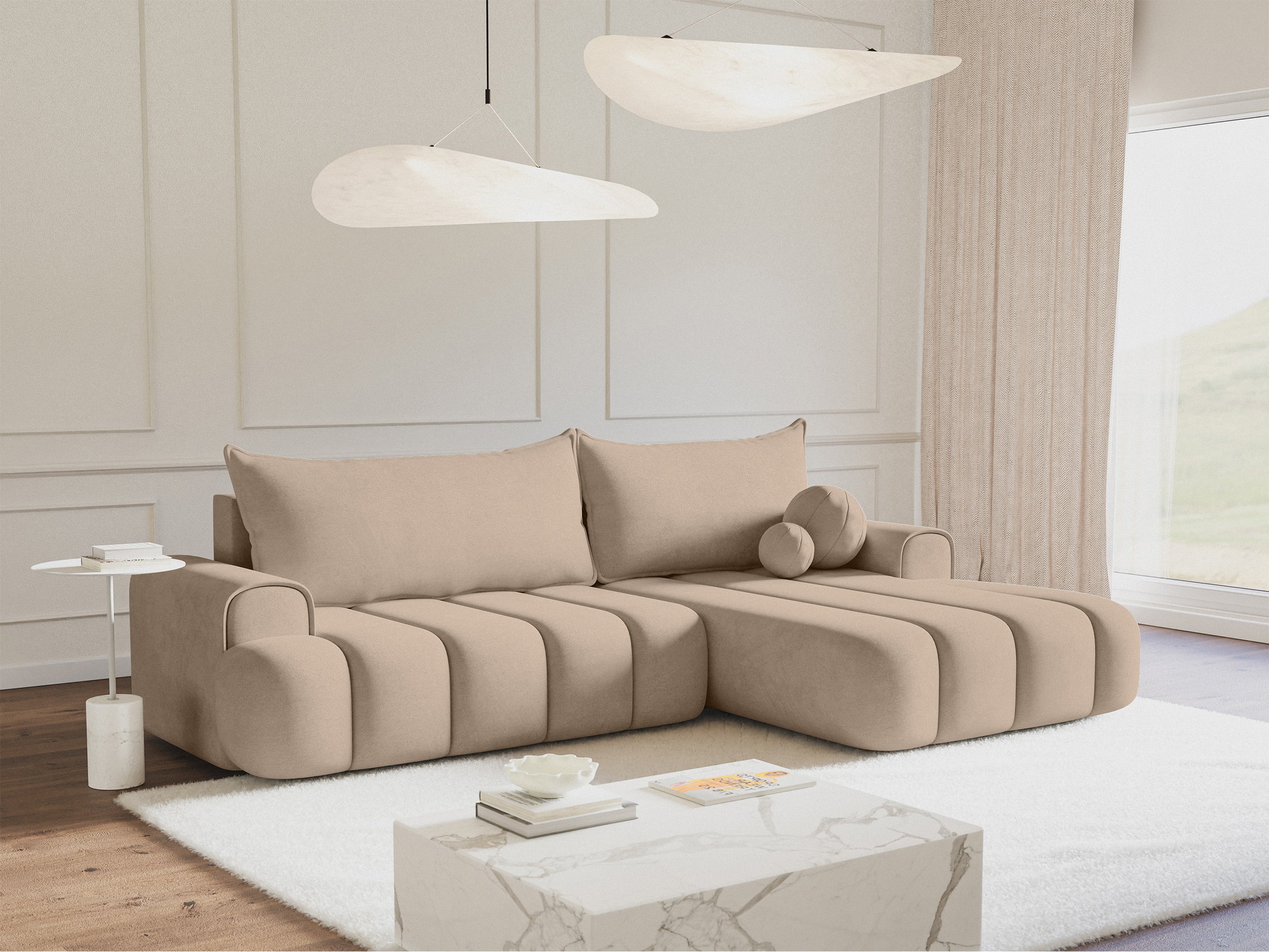 selsey-dandelino-ecksofa-mit-schlaffunktion-l-form-rechts-mit-stauraum-beige-sam image 3