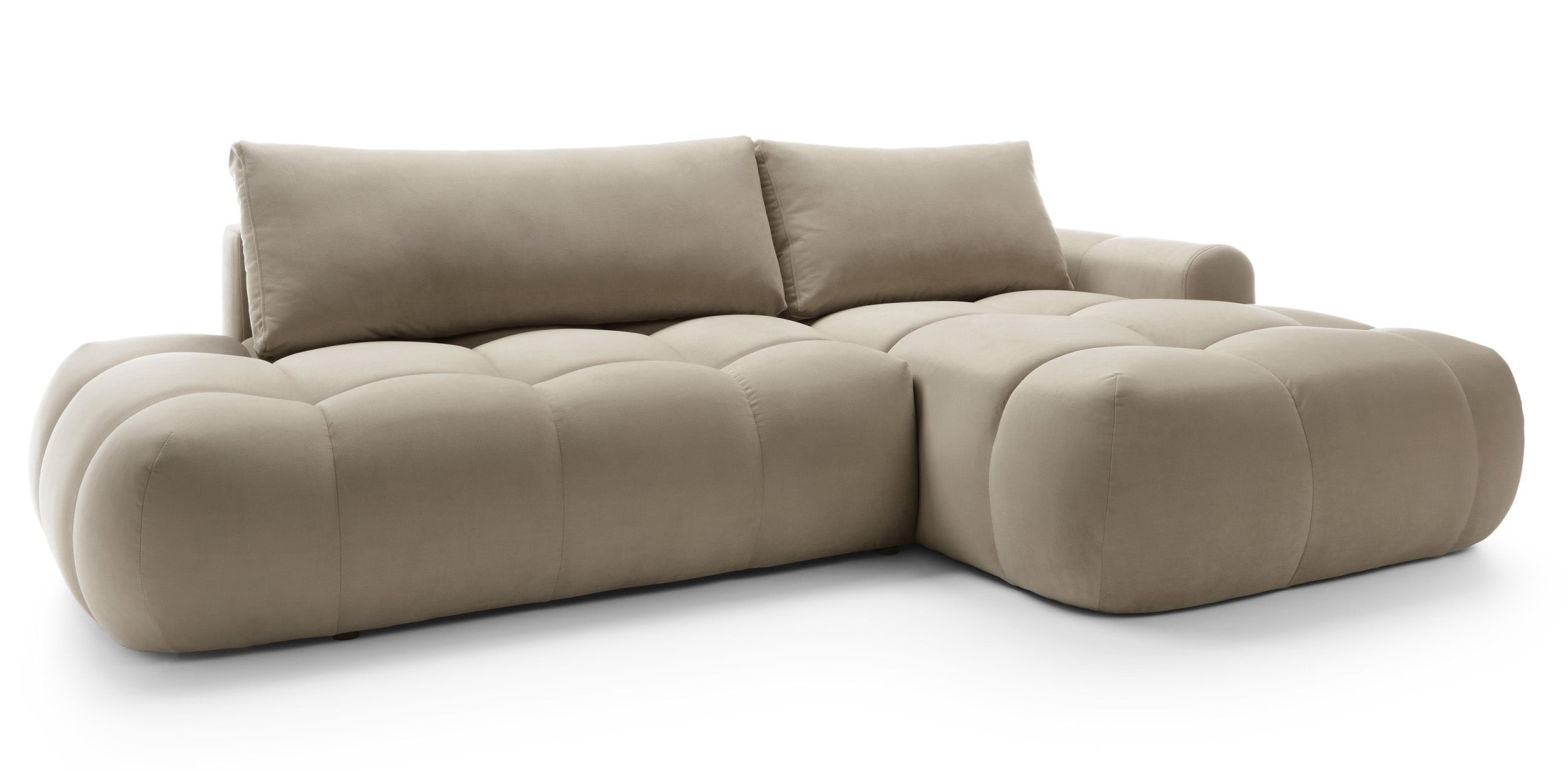 selsey-ombo-ecksofa-mit-schlaffunktion-l-form-rechts-beige-hydrophober-samt-mit- image 3