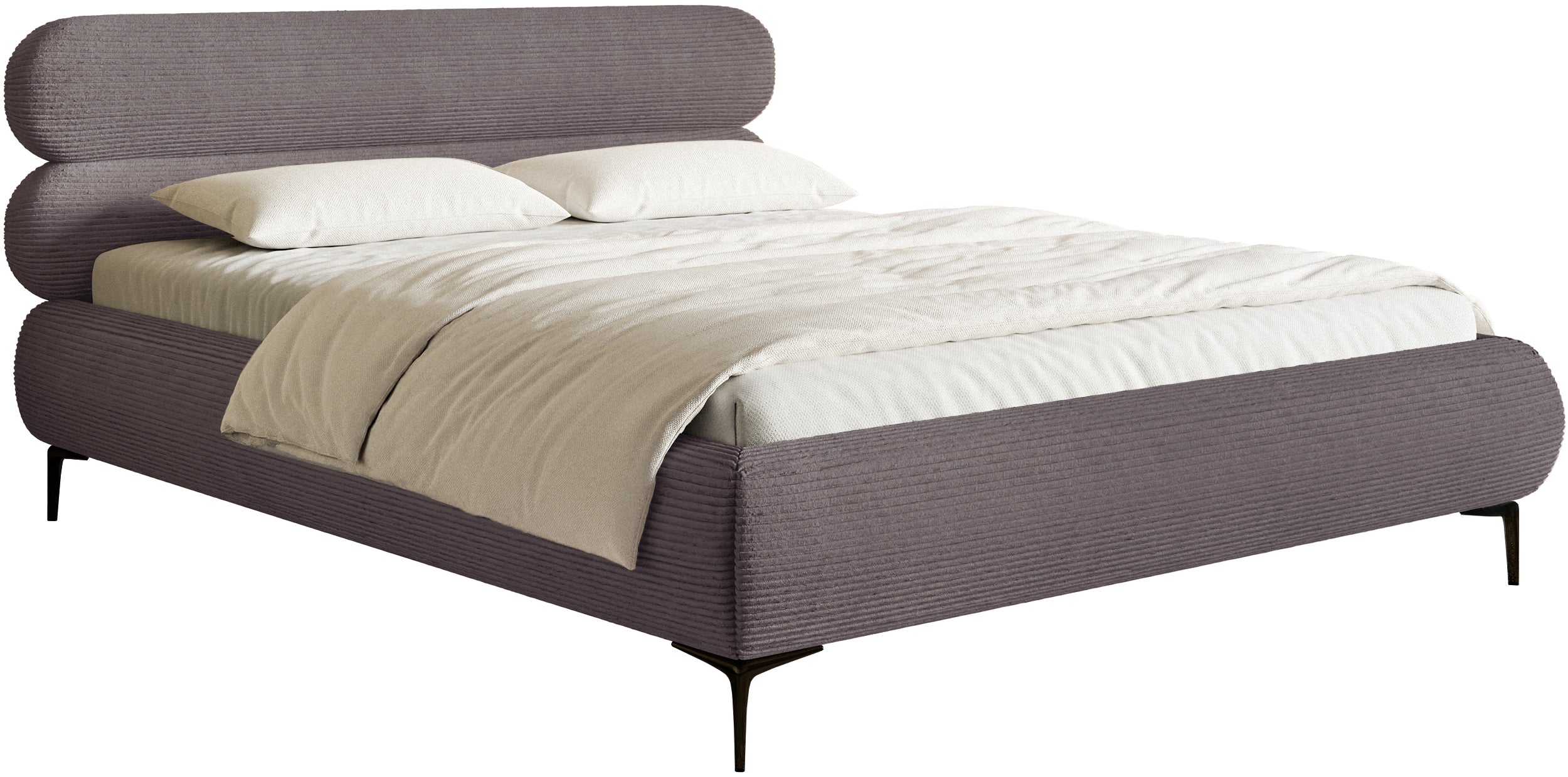 selsey-roule-polsterbett-180x200-cm-braun-cord-schwarze-beine image 1