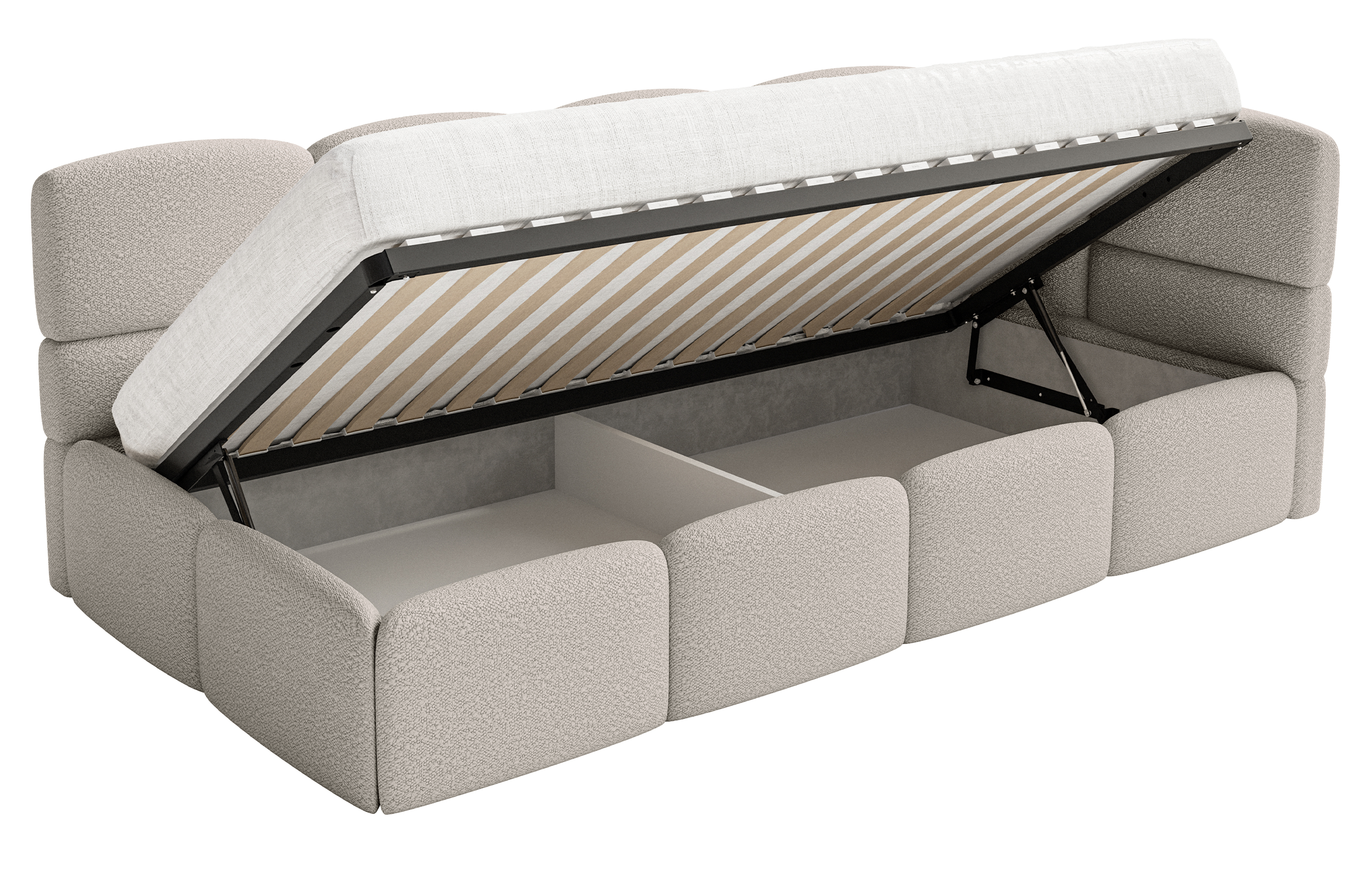 selsey-cloudy-jugendbett-90x200-cm-rechtsseitig-mit-bettkasten-grau-beiges-boucl image 5