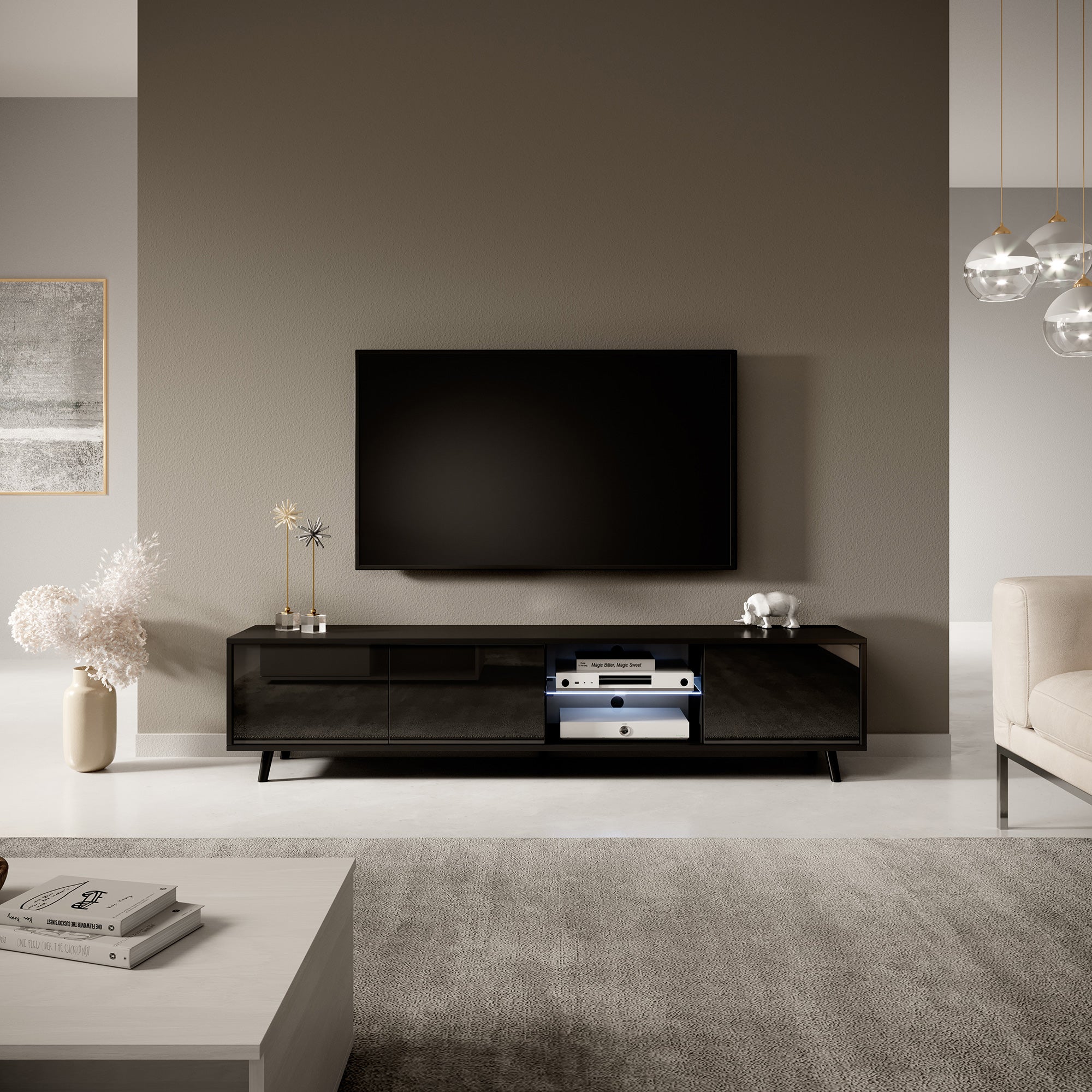 selsey-galhad-tv-schrank-schwarz-matt-schwarz-gl-nzend image 2