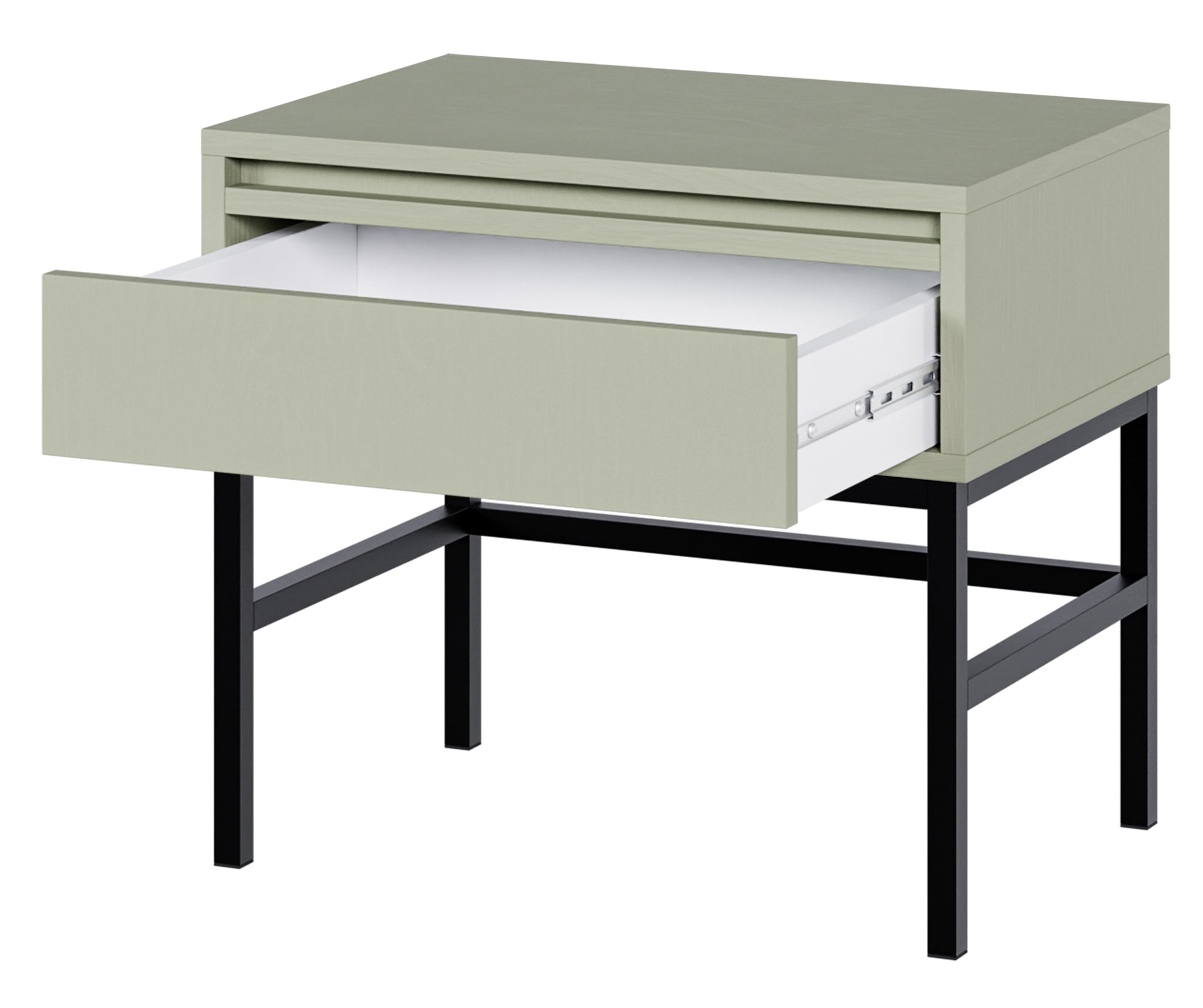 selsey-evo-nachttisch-50-cm-mit-schublade-und-gestell-salbeigr-n image 3