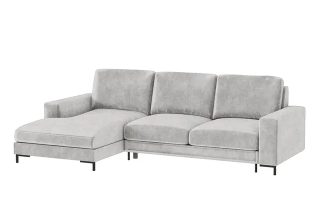 selsey-mokpeo-ecksofa-mit-schlaffunktion-links-l-form-stauraum-grauer-samt image 1