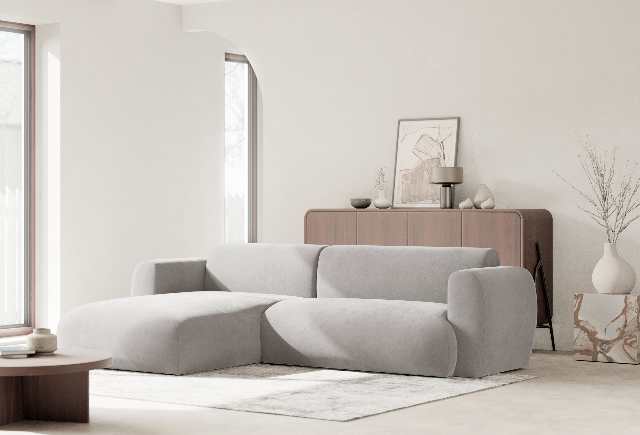 selsey-emia-ecksofa-links-l-form-hellgrau-chenille-mit-schlaffunktion image 4