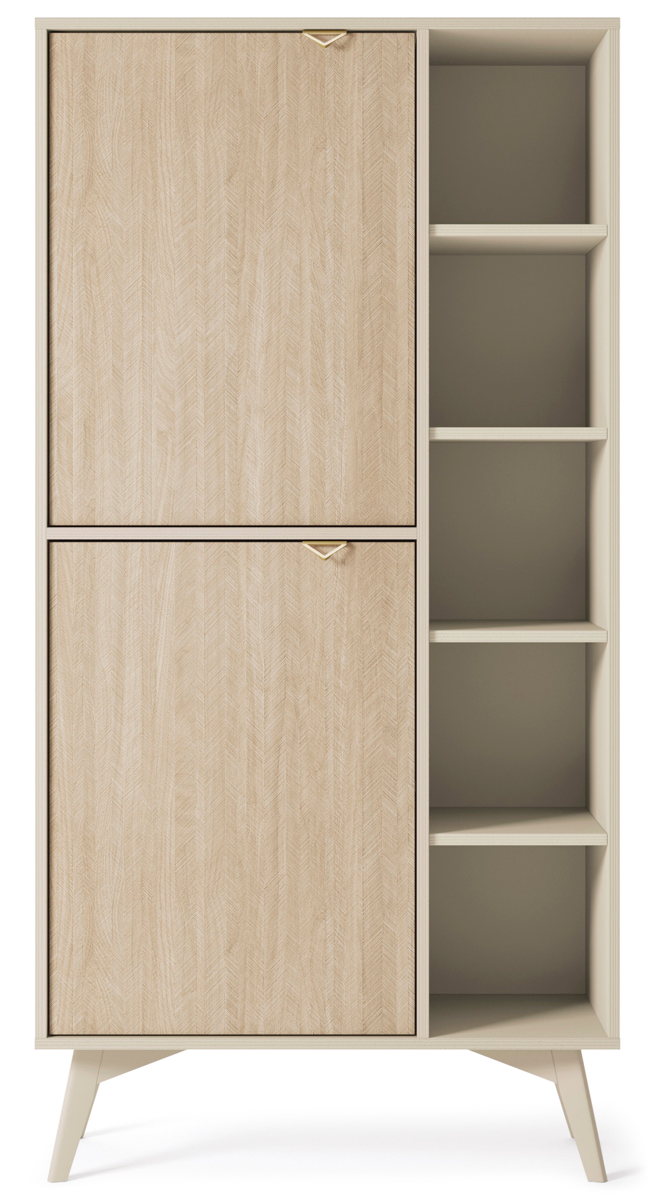 selsey-favoria-regal-80-cm-beige-fischgr-t-2-t-ren-goldene-griffe image 4