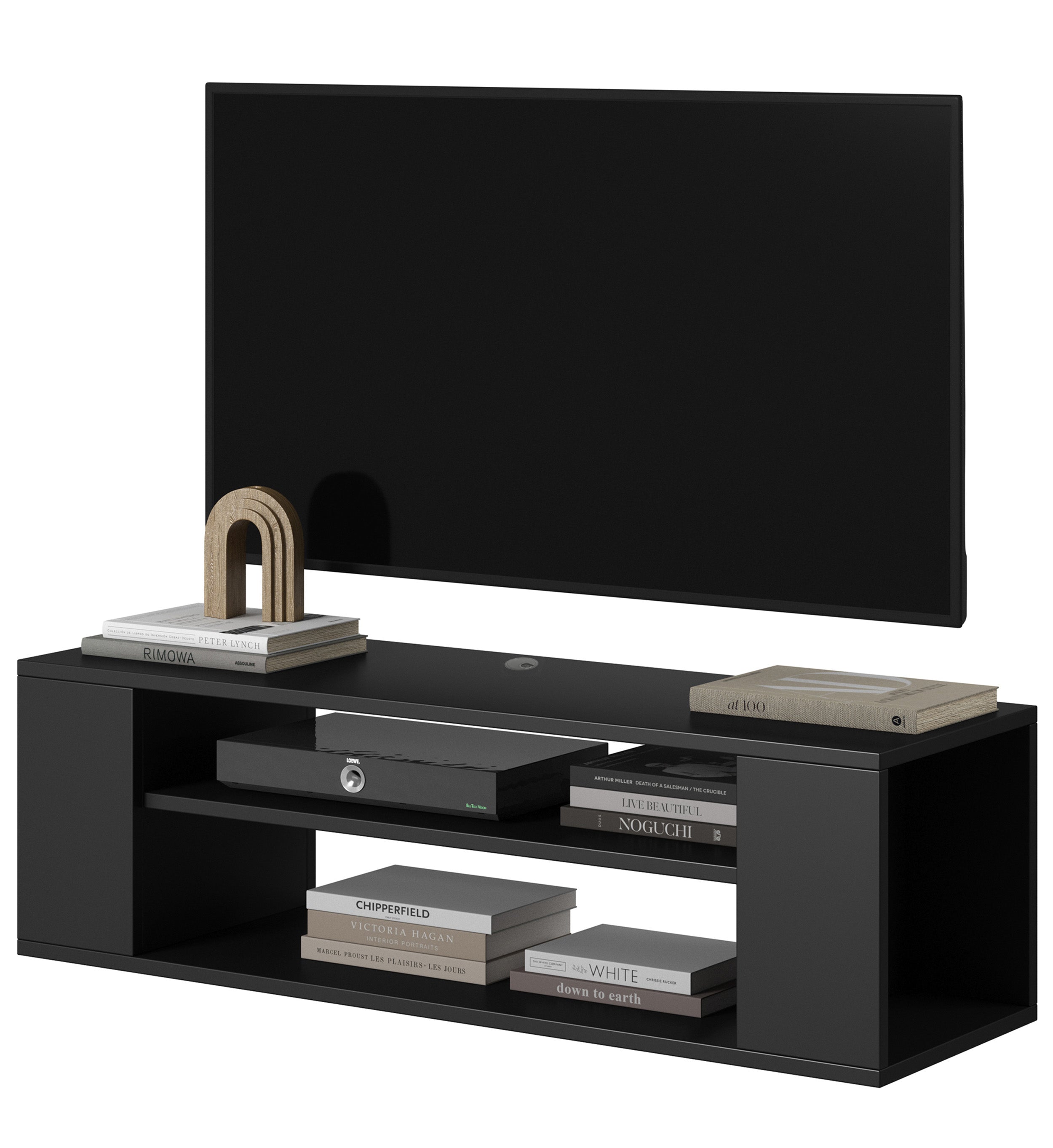 selsey-wall-tv-schrank-100-cm-schwarz image 2