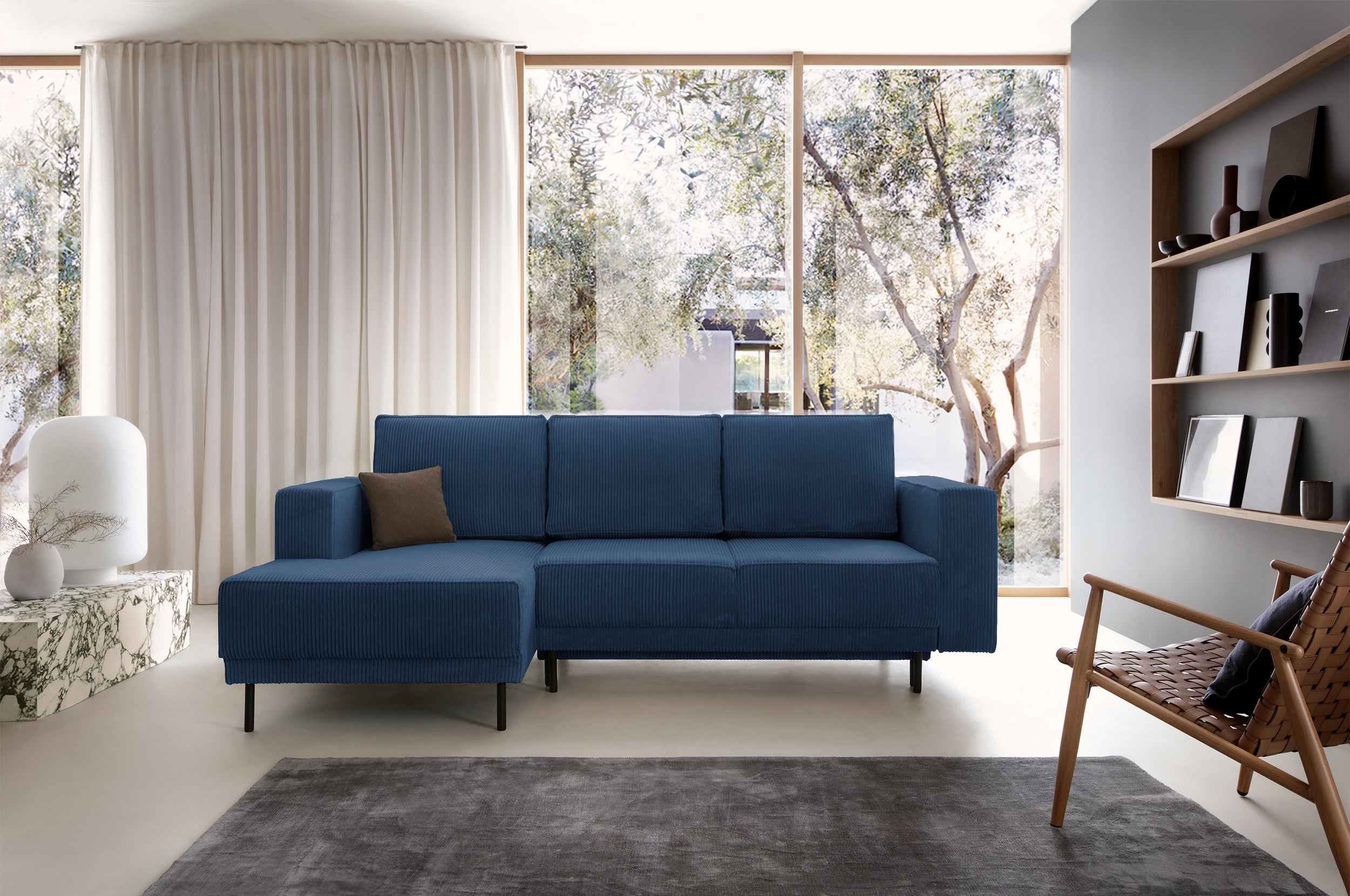 selsey-rodario-mini-ecksofa-mit-schlaffunktion-l-links-mit-stauraum-dunkelblauer image 2