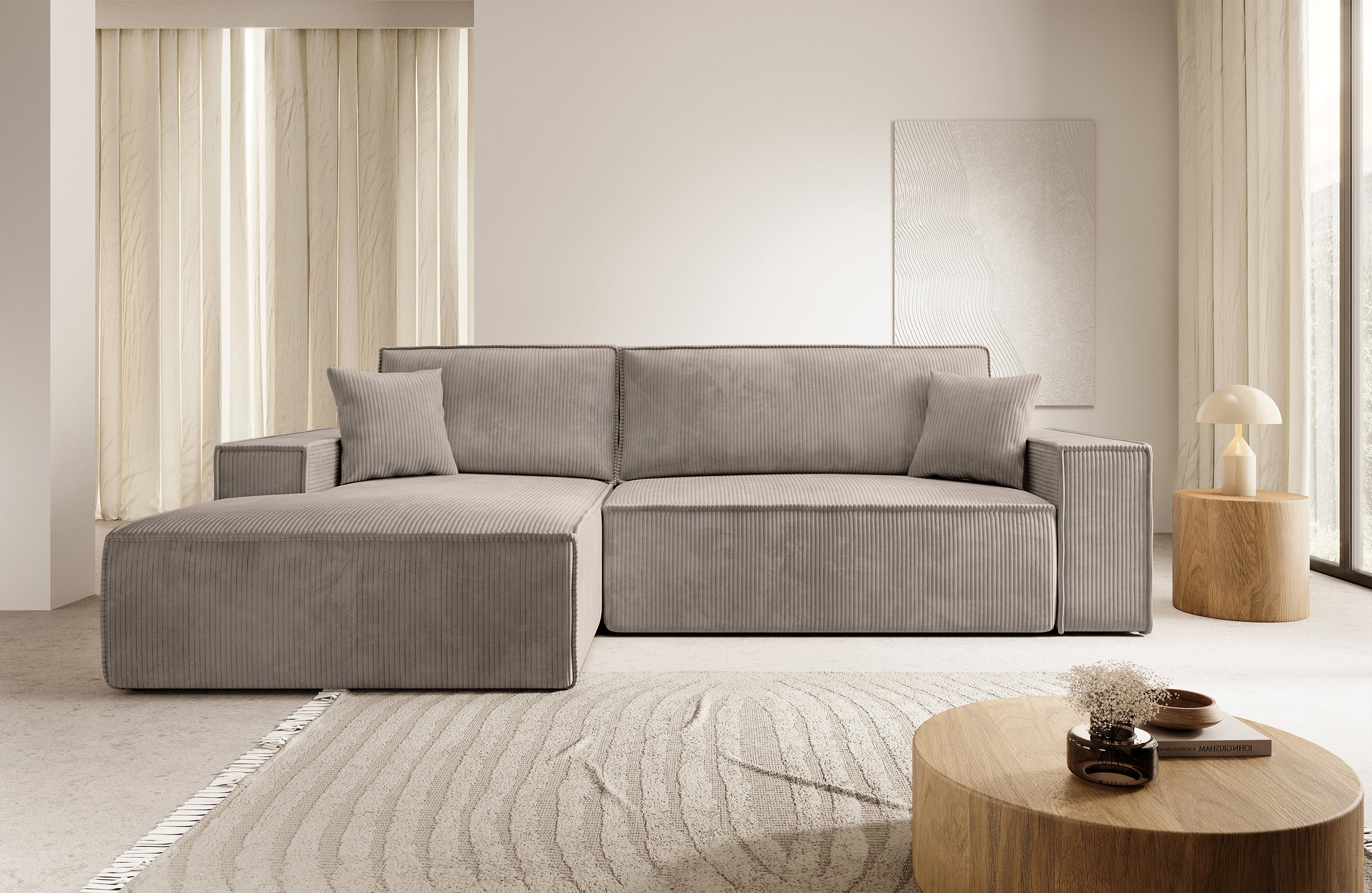 selsey-farese-new-ecksofa-l-form-links-mit-schlaffunktion-und-stauraum-beiger-co image 2