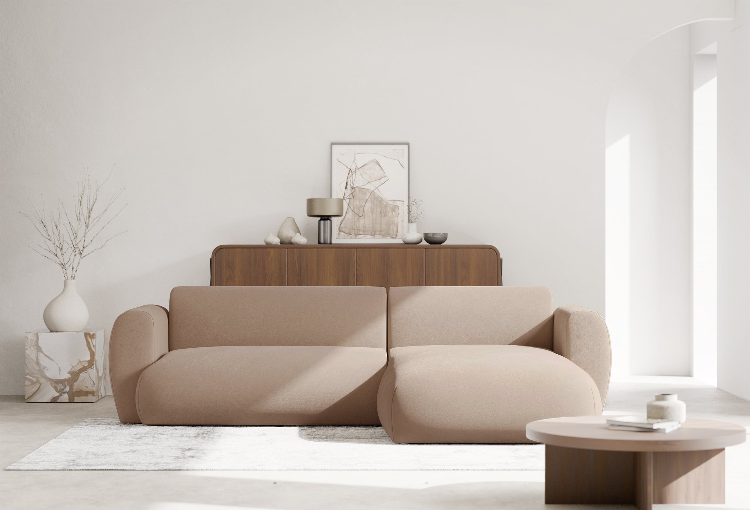 selsey-emia-ecksofa-l-form-rechts-mit-schlaffunktion-beige-chenille-2 image 2