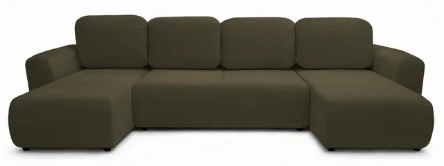 selsey-olido-u-ecksofa-mit-schlaffunktion-und-stauraum-oliv-hydrophober-samt image 1