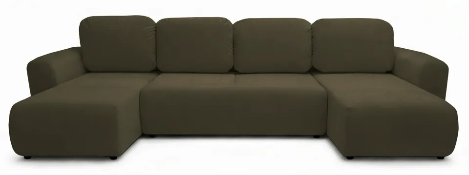 selsey-olido-u-ecksofa-mit-schlaffunktion-und-stauraum-oliv-hydrophober-samt image 1