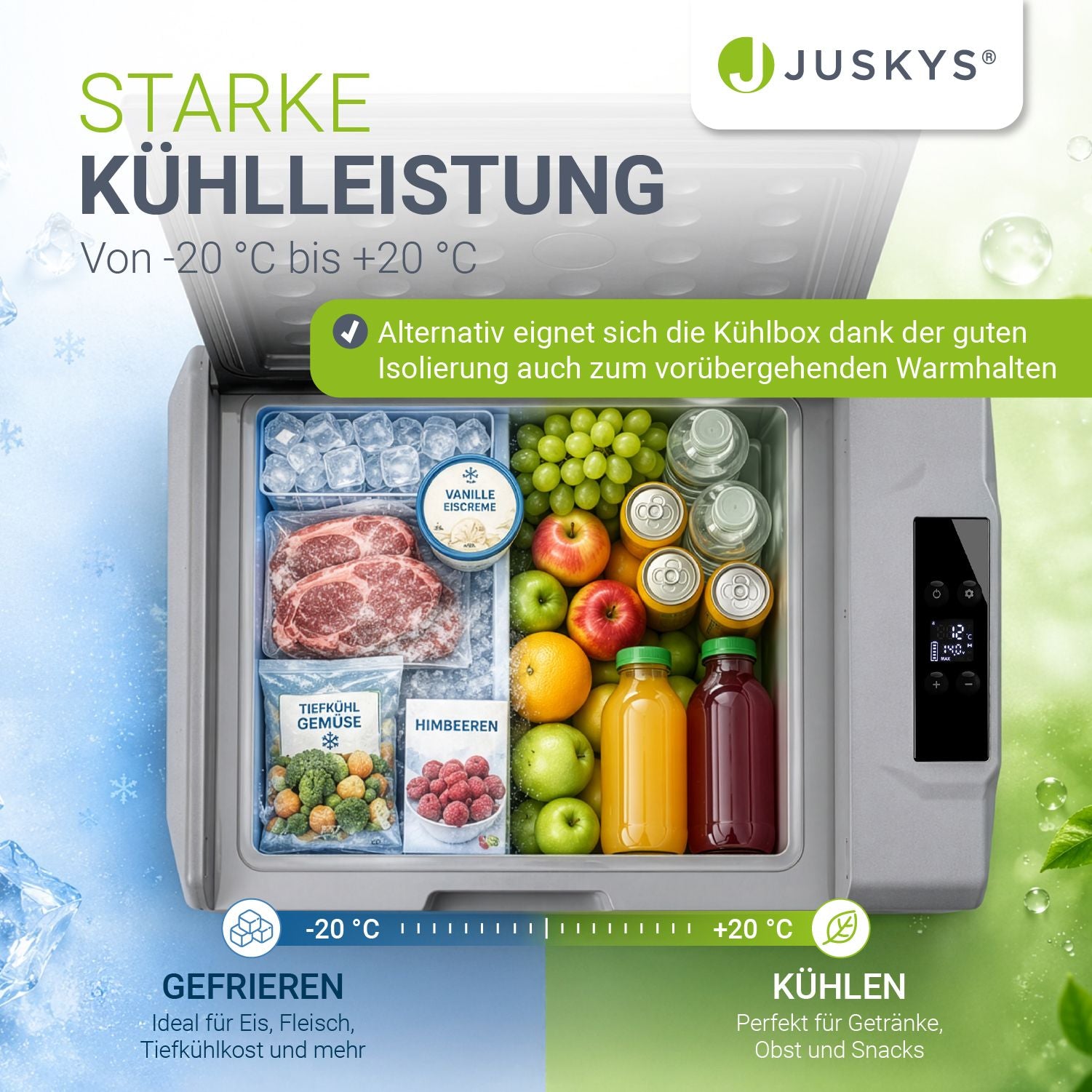 juskys-kompressor-k-hlbox-yukon-30l-50l-bis-20-c-mit-12-24v-und-230v image 3
