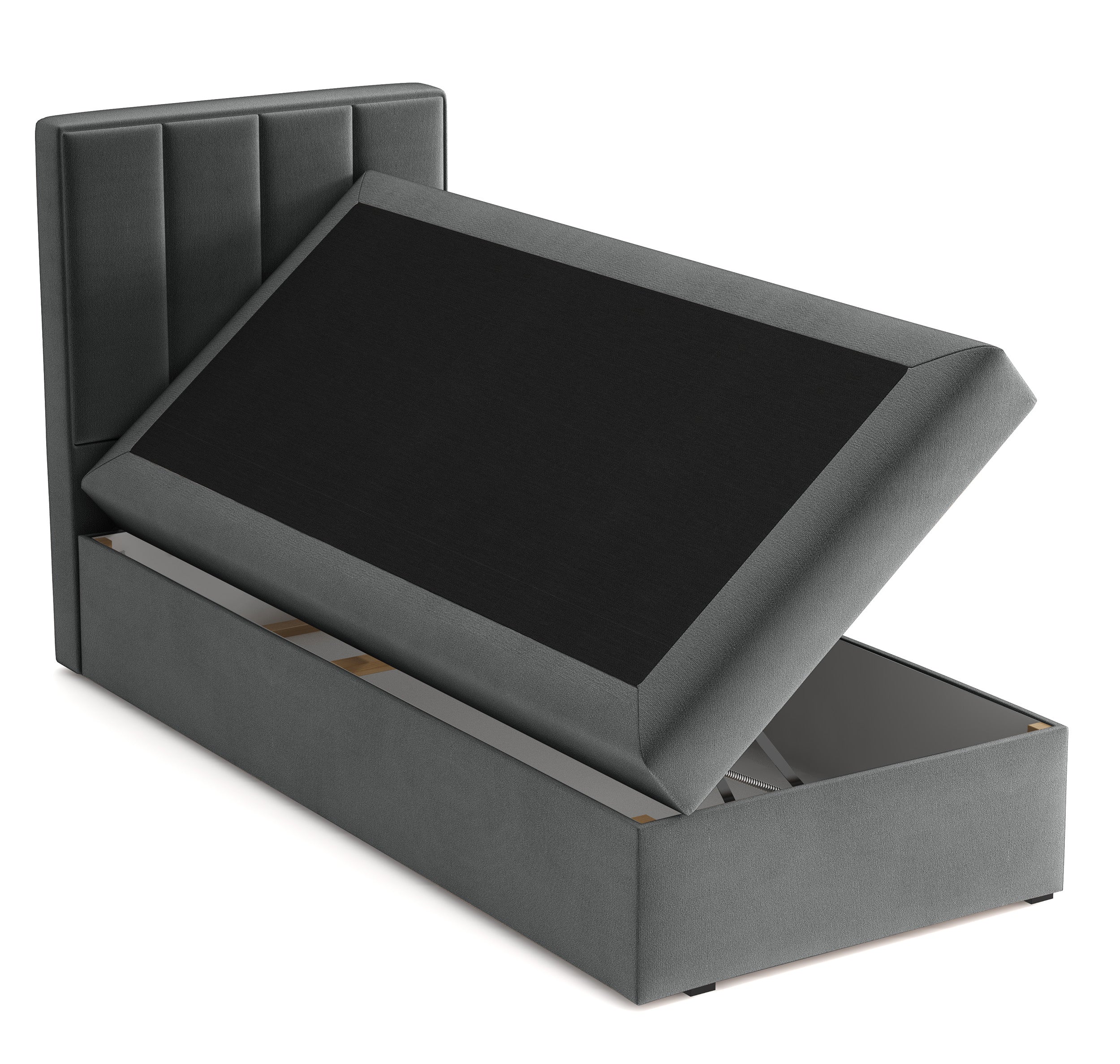 selsey-rinus-kontinentales-bett-90x200-cm-mit-stauraum-dunkelgrauer-velours-link image 4