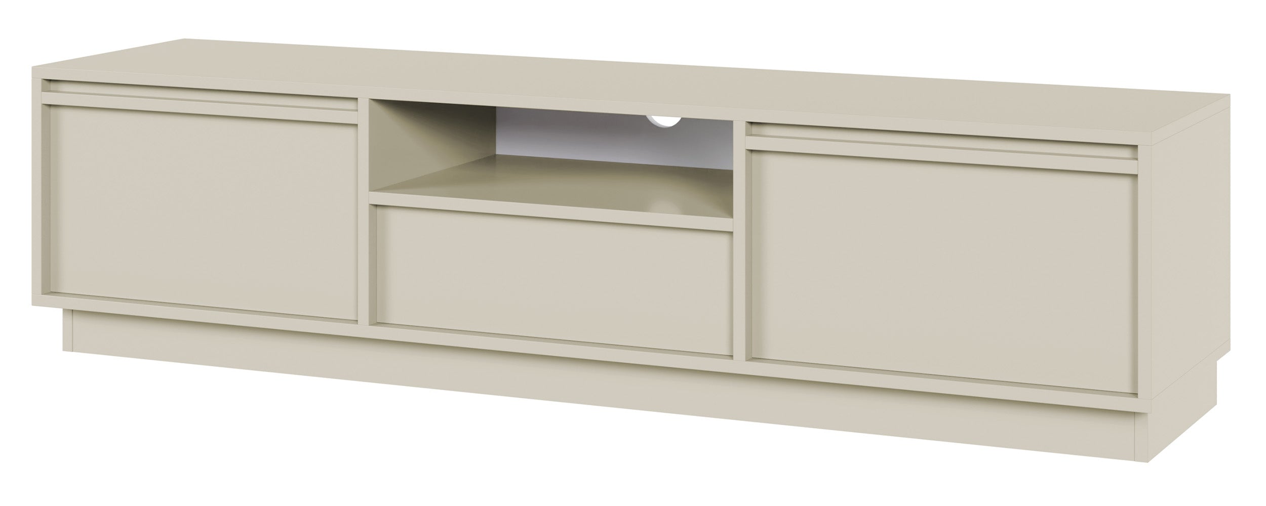 selsey-evo-tv-schrank-154-cm-zweit-rig-mit-schublade-kaschmir-auf-sockel image 1