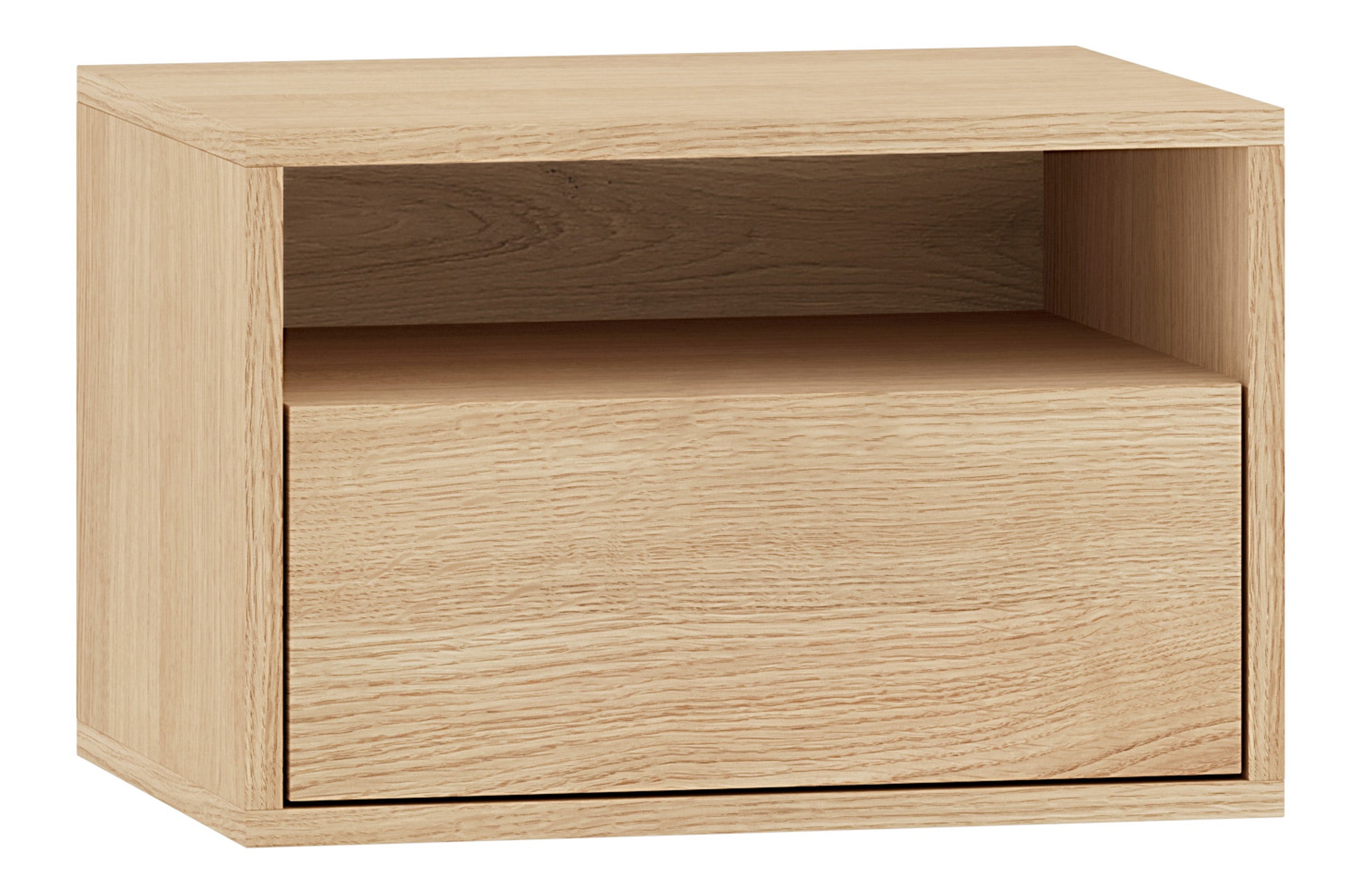 selsey-heggers-h-ngender-nachttisch-45-cm-mit-schublade-und-fach-eiche-mavelie image 1