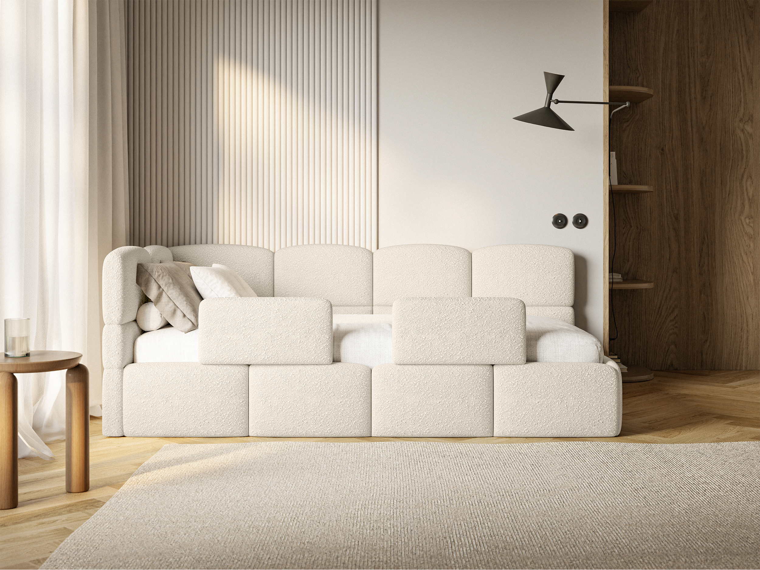 selsey-cloudy-jugendbett-90x200-cm-links-mit-matratze-und-stauraum-boucl image 5
