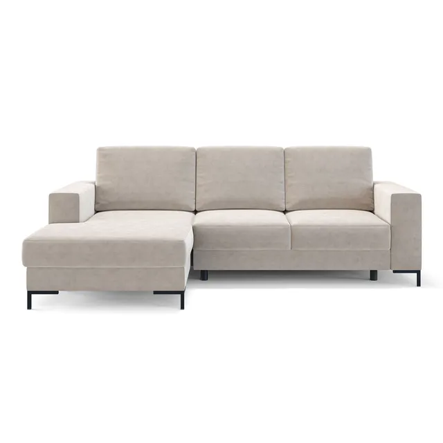 selsey-mokpeo-ecksofa-l-links-mit-schlaffunktion-beige-cordstoff-2x-stauraum image 1
