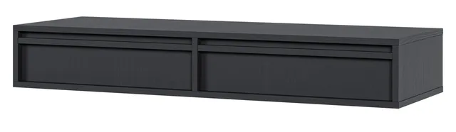 selsey-evo-h-ngender-schminktisch-110-cm-schwarz-mit-2-schubladen image 1