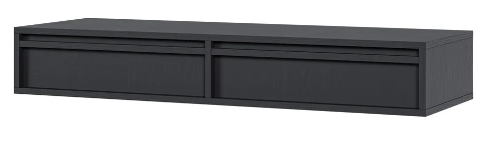 selsey-evo-h-ngender-schminktisch-110-cm-schwarz-mit-2-schubladen image 1