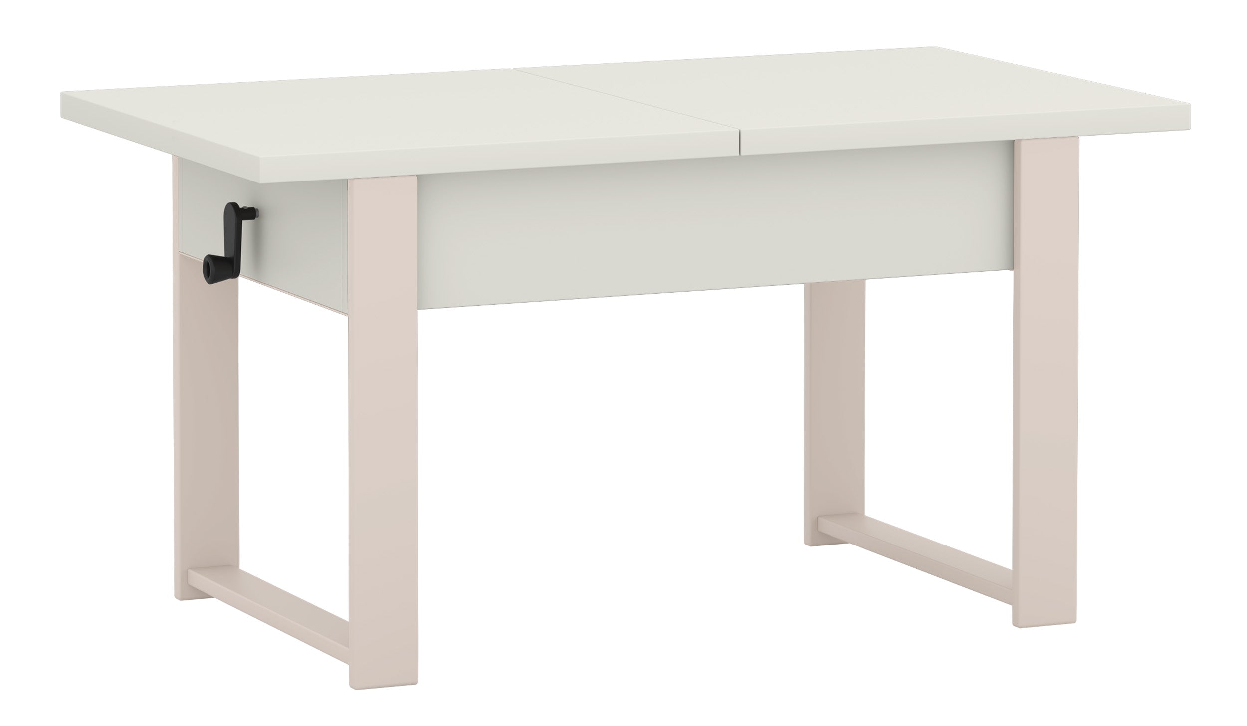 selsey-hugo-ausziehbarer-couchtisch-120-157-x67-cm-alpenwei-mit-kaschmir-beinen image 1