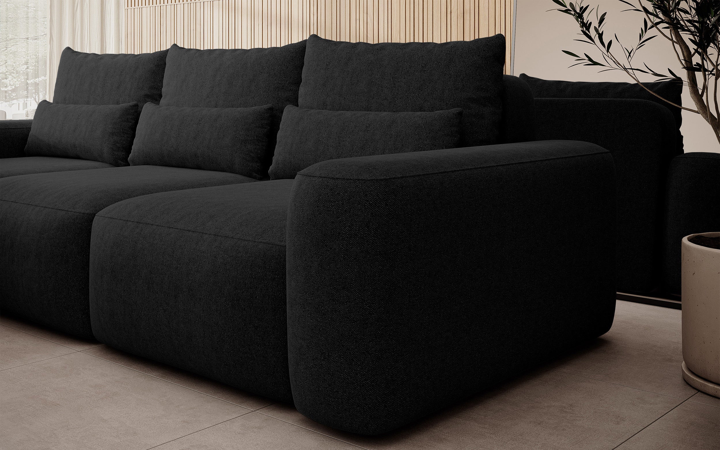 selsey-carnos-ecksofa-mit-schlaffunktion-links-l-form-schwarzer-chenille image 4