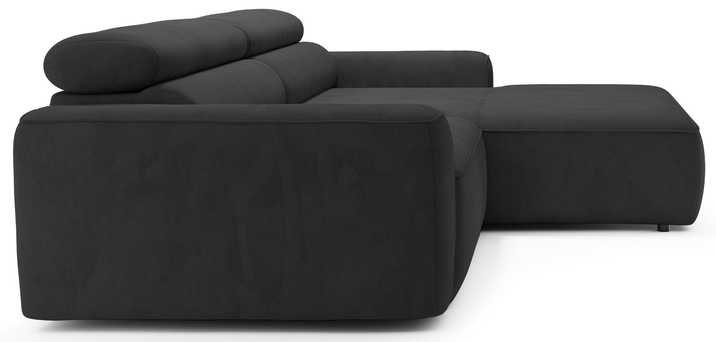 selsey-ecksofa-fando-l-f-rmig-rechts-mit-elektrischem-auszug-dunkelgrauer-samt image 5
