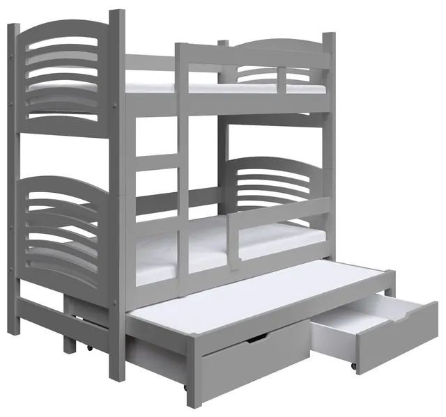 selsey-cami-etagenbett-75x180-f-r-drei-personen-mit-matratzen-und-schubladen-gra image 1