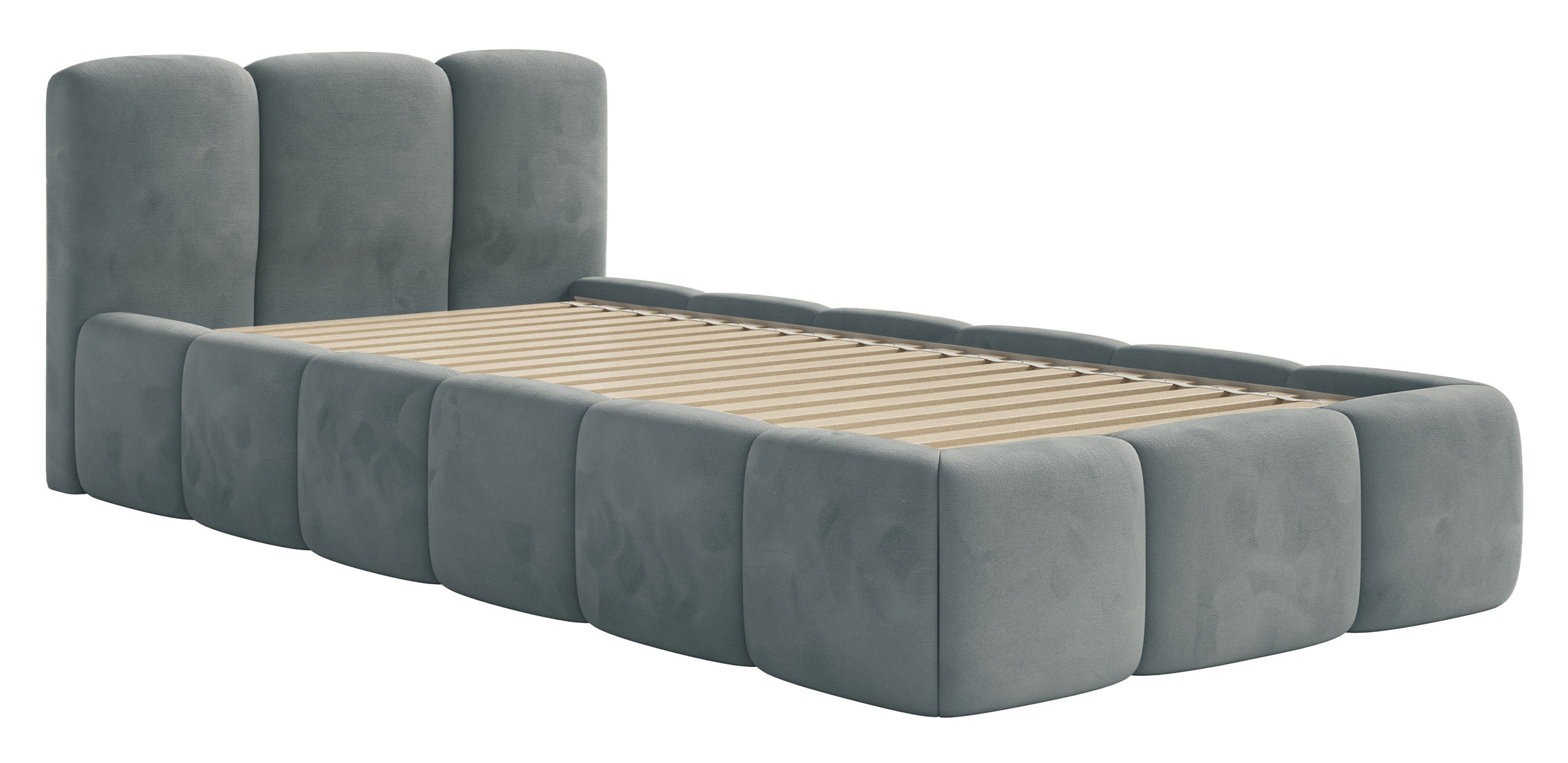 selsey-cloudy-low-gepolstertes-bett-90x200-cm-grau-velours-hydrophob-pflegeleich image 3