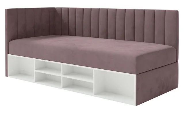 selsey-ventrio-jugendbett-90x200-cm-linksseitig-mit-stauraum-und-regalen-violett image 1