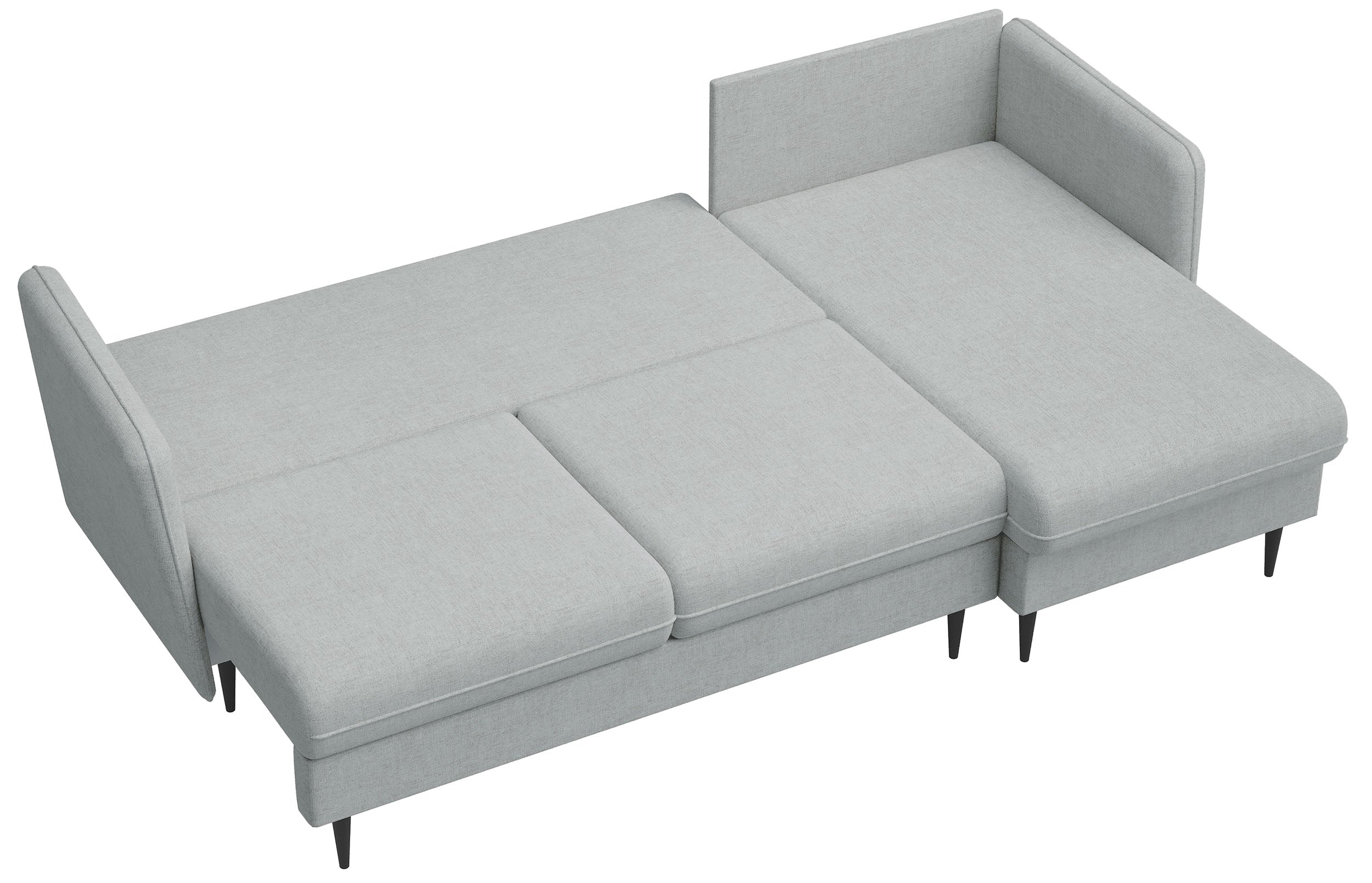 selsey-volio-ecksofa-l-f-rmig-mit-schlaffunktion-graue-chenille-schwarze-beine image 5