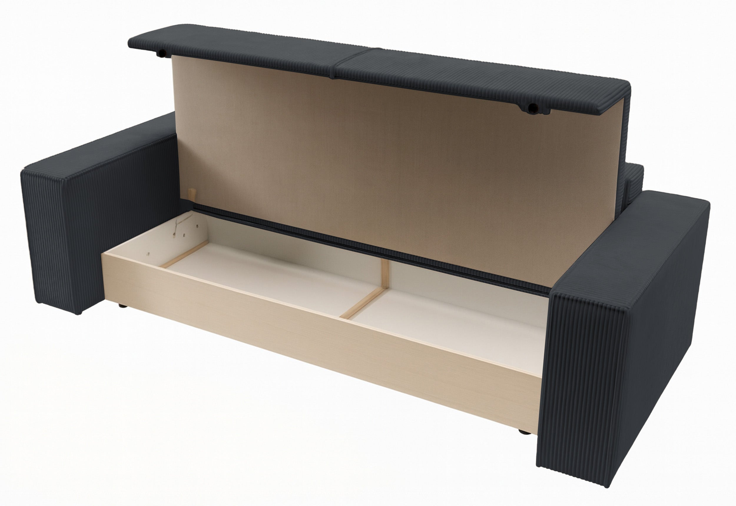 selsey-farese-3-sitzer-schlafsofa-ausklappbar-mit-stauraum-grauer-cord image 6