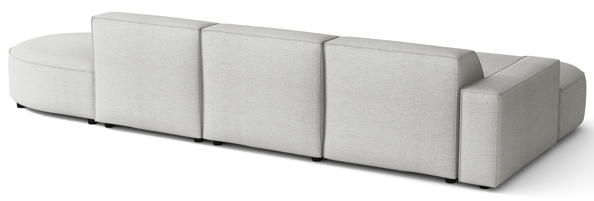 selsey-sallmo-modulares-ecksofa-l-form-links-hellgrau-hydrophober-chenille-stoff image 4
