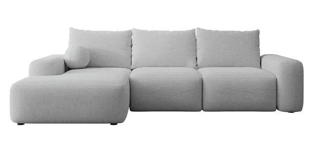 selsey-carnos-ecksofa-mit-schlaffunktion-l-links-grauer-chenille-ball-kissen image 1