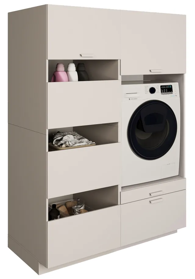 selsey-holv-badezimmerm-bel-set-135-cm-mit-waschmaschinen-schrank-kaschmir image 1