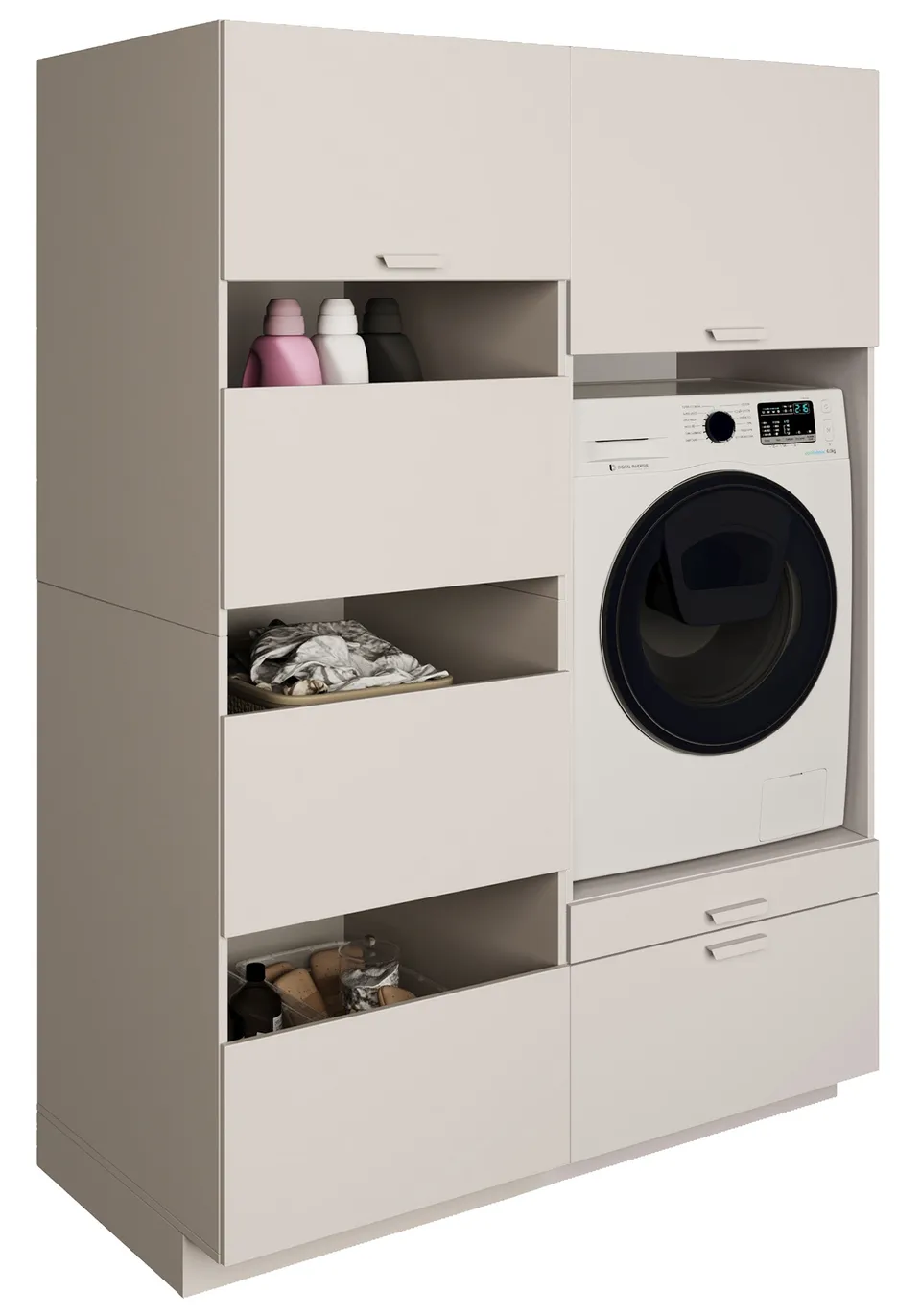 selsey-holv-badezimmerm-bel-set-135-cm-mit-waschmaschinen-schrank-kaschmir image 1