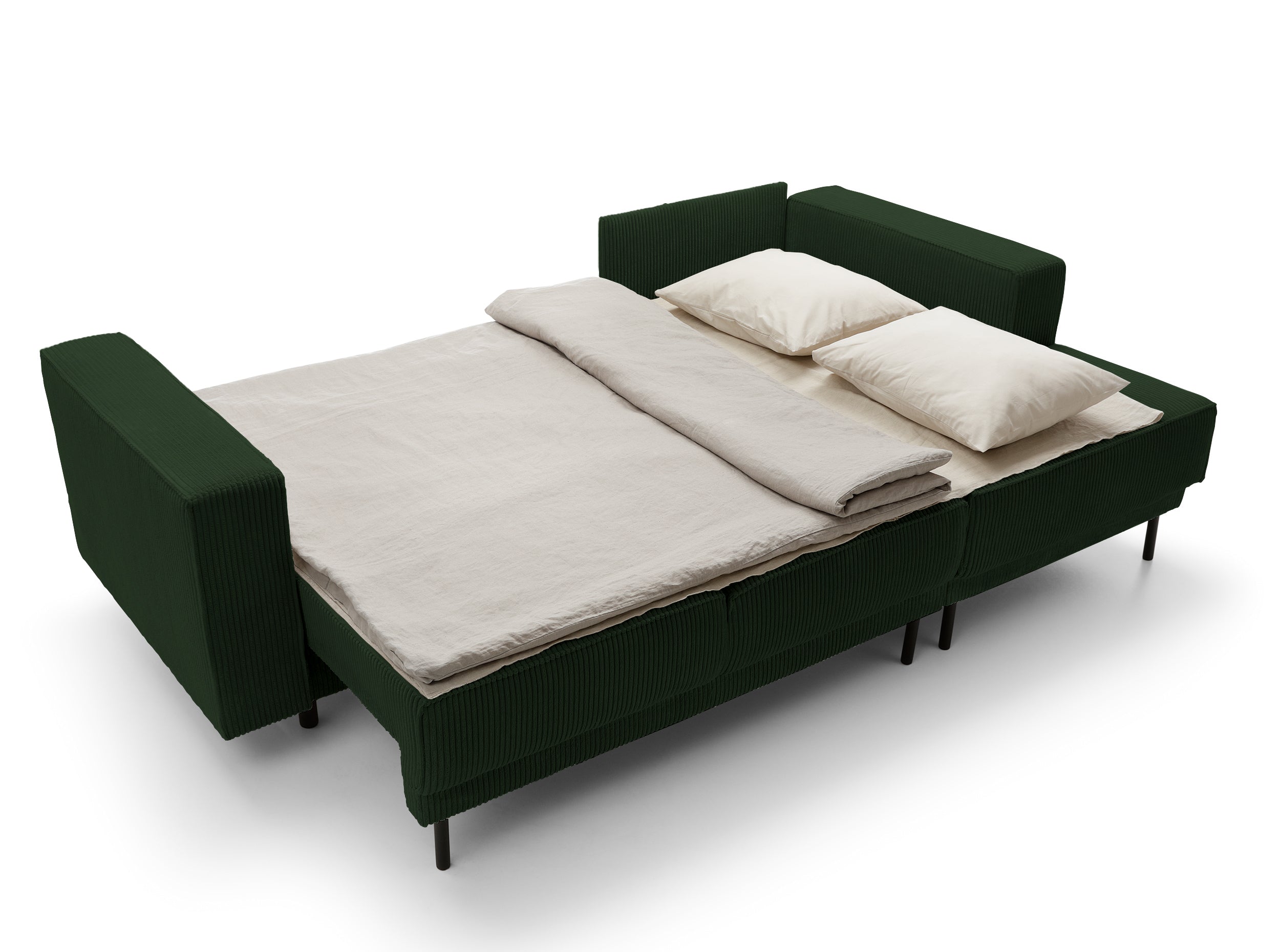 selsey-rodario-mini-ecksofa-mit-schlaffunktion-dunkelgr-ner-cord-rechts-l-form-m image 8