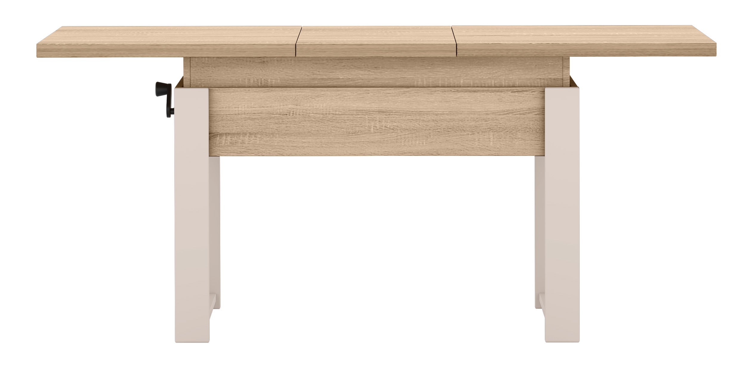 selsey-hugo-ausziehbarer-couchtisch-120-157-x-67-cm-sonoma-eiche-mit-kaschmirbei image 8