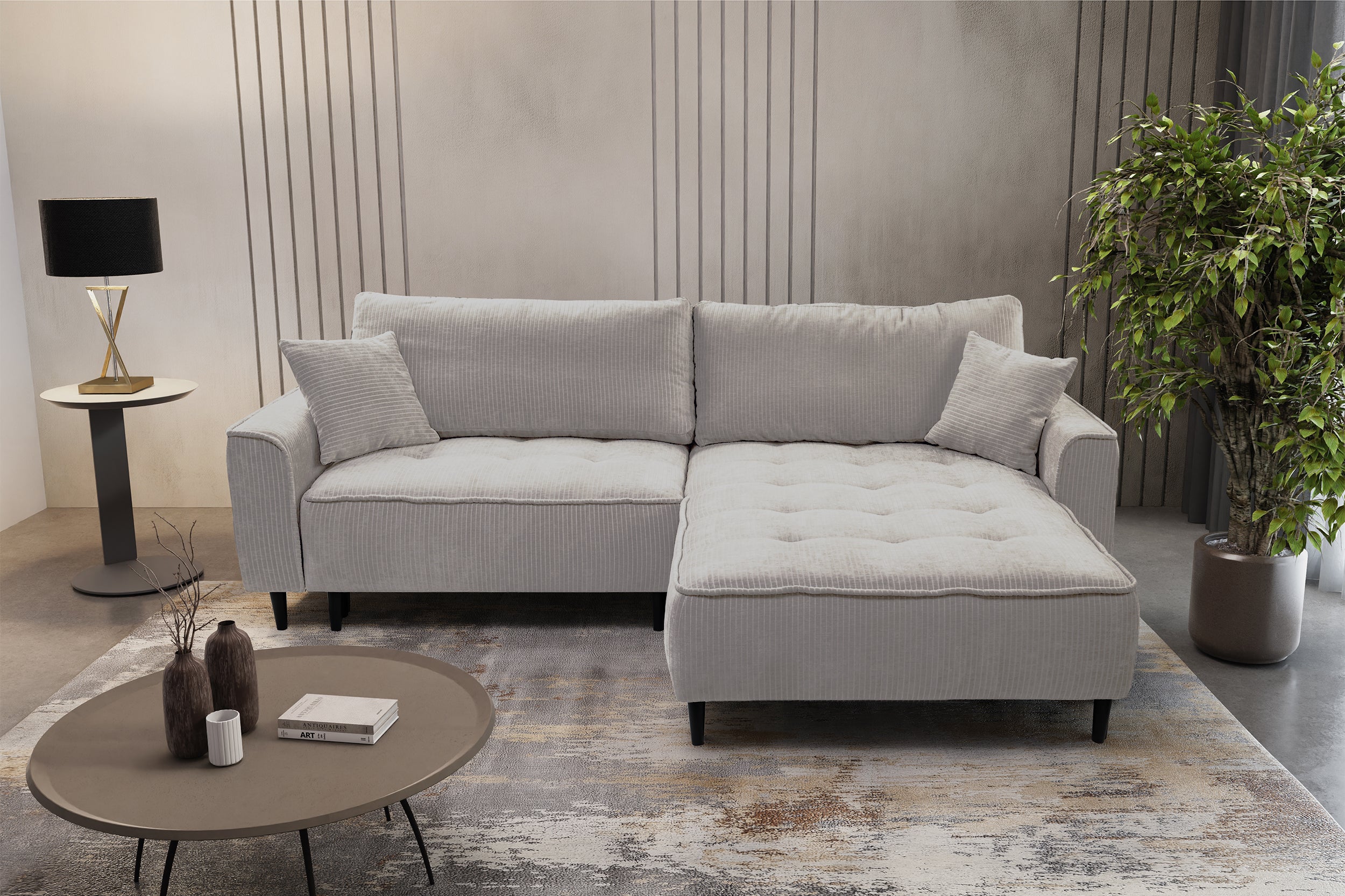 selsey-blues-ecksofa-l-form-rechts-mit-schlaffunktion-und-stauraum-hellbeige-cor image 3