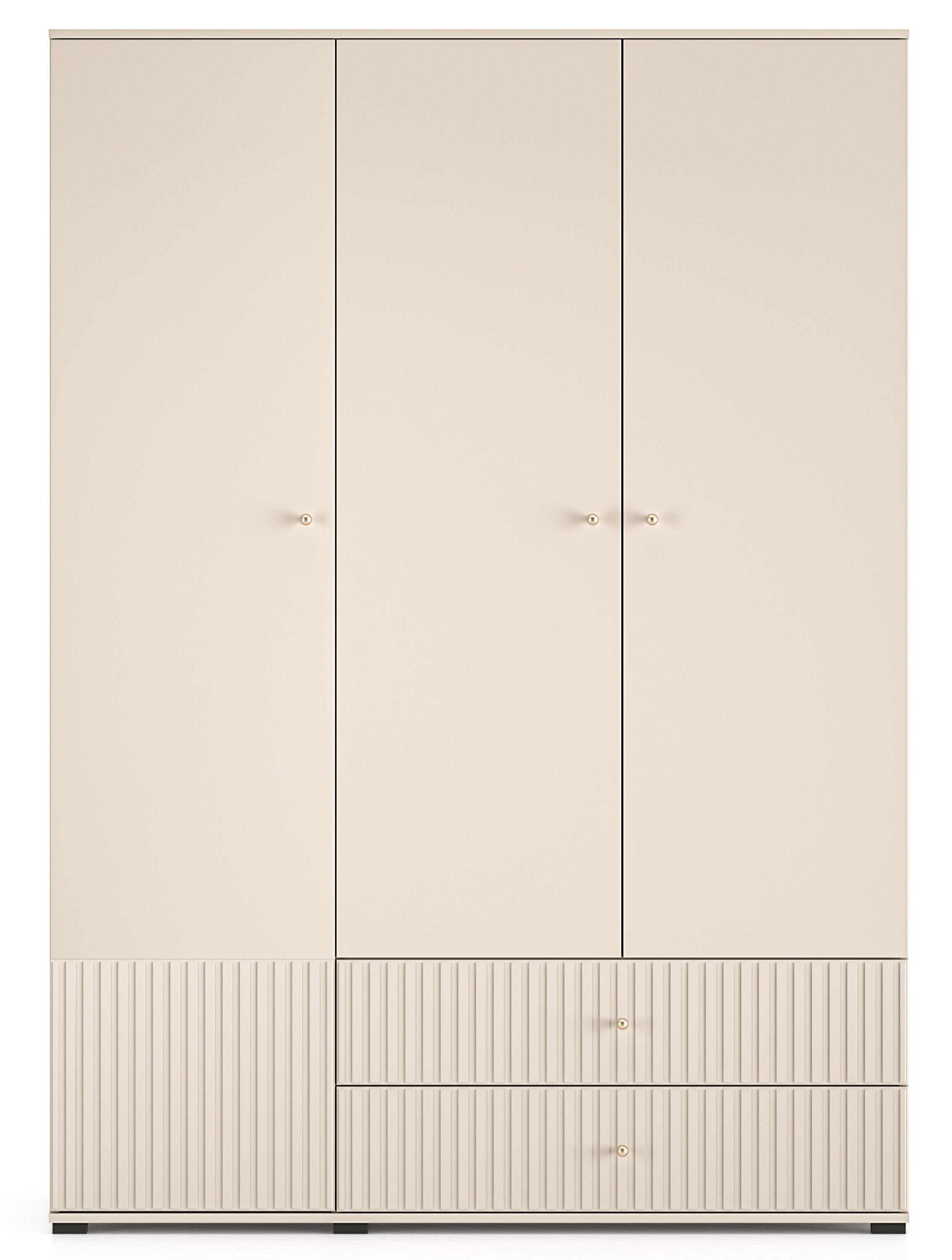 selsey-caletto-dreht-renschrank-150-cm-mit-2-schubladen-lamellen-beige image 1