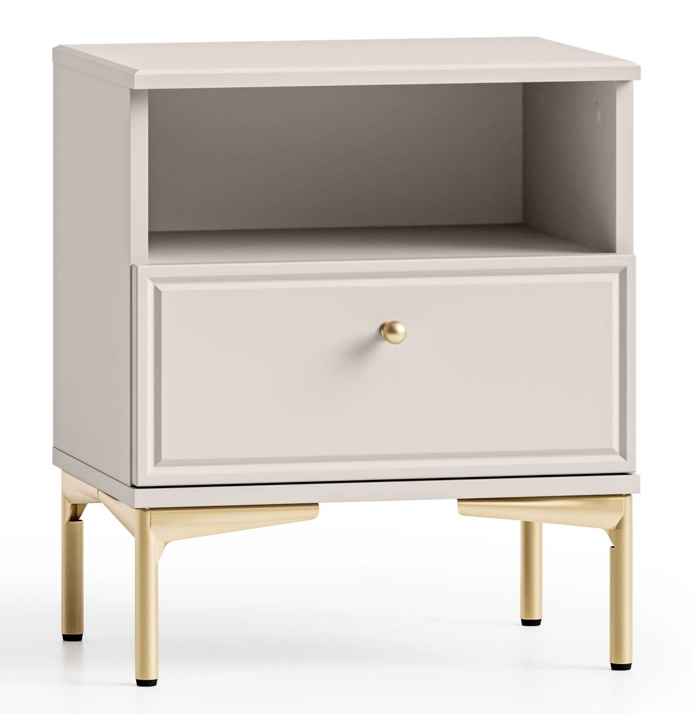 selsey-sandro-nachttisch-45-cm-kaschmir-mit-schublade-und-fach image 1