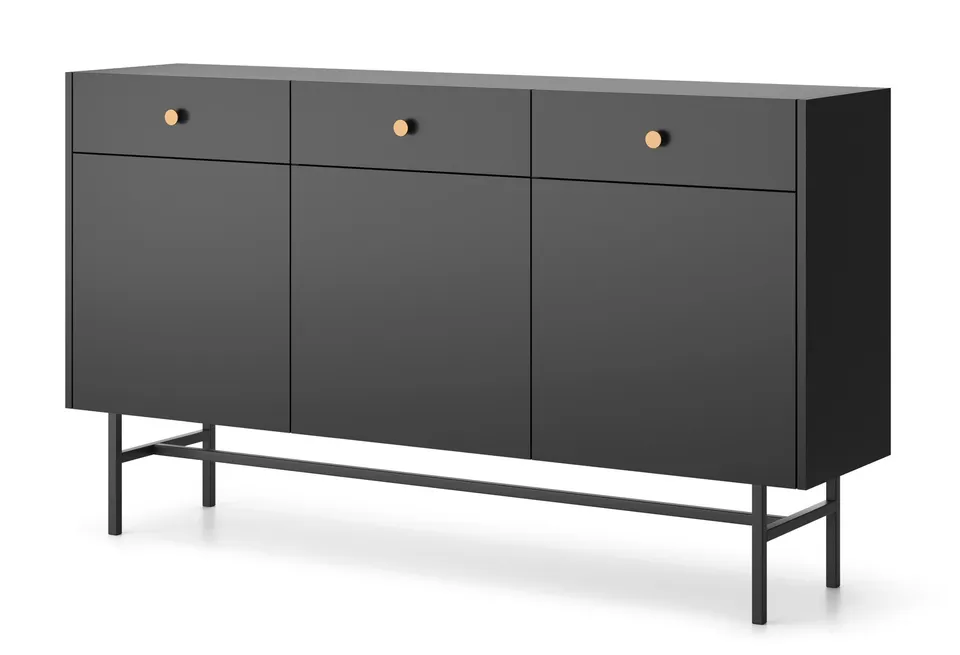 selsey-divenos-dreht-r-kommode-mit-schubladen-155-cm-schwarz image 1