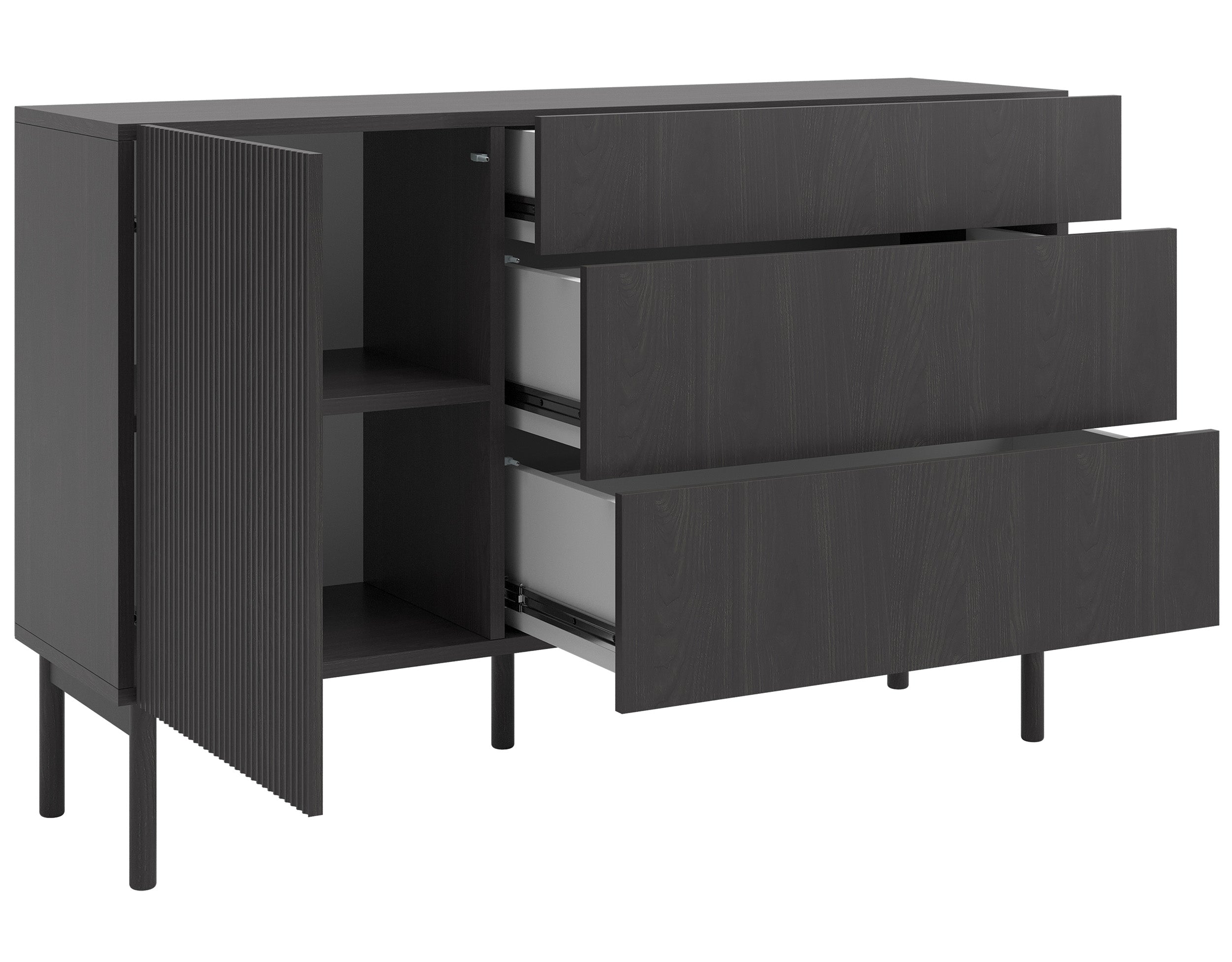 selsey-nolie-einzelt-r-kommode-mit-3-schubladen-140-cm-portland-esche-schwarz image 7