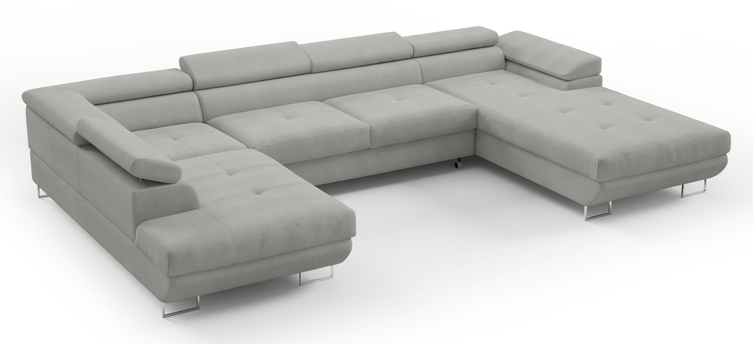 selsey-nollia-ecksofa-u-form-links-mit-schlaffunktion-und-stauraum-hellgrauer-bo image 5
