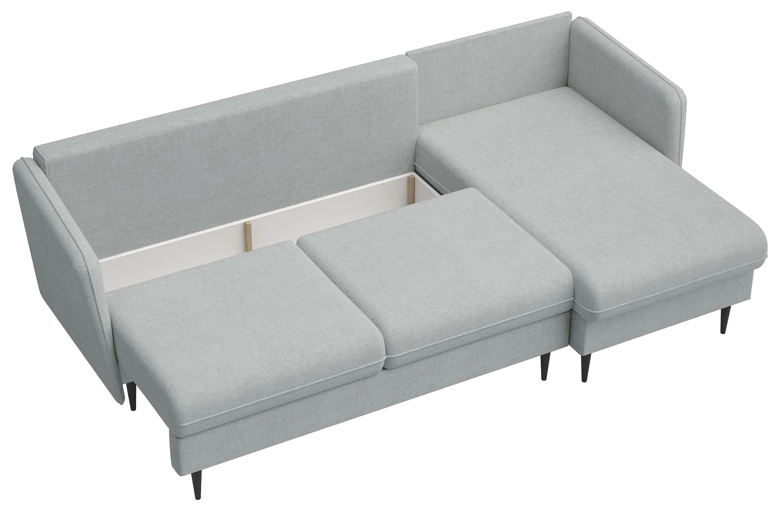 selsey-volio-ecksofa-l-f-rmig-mit-schlaffunktion-graue-chenille-schwarze-beine image 4
