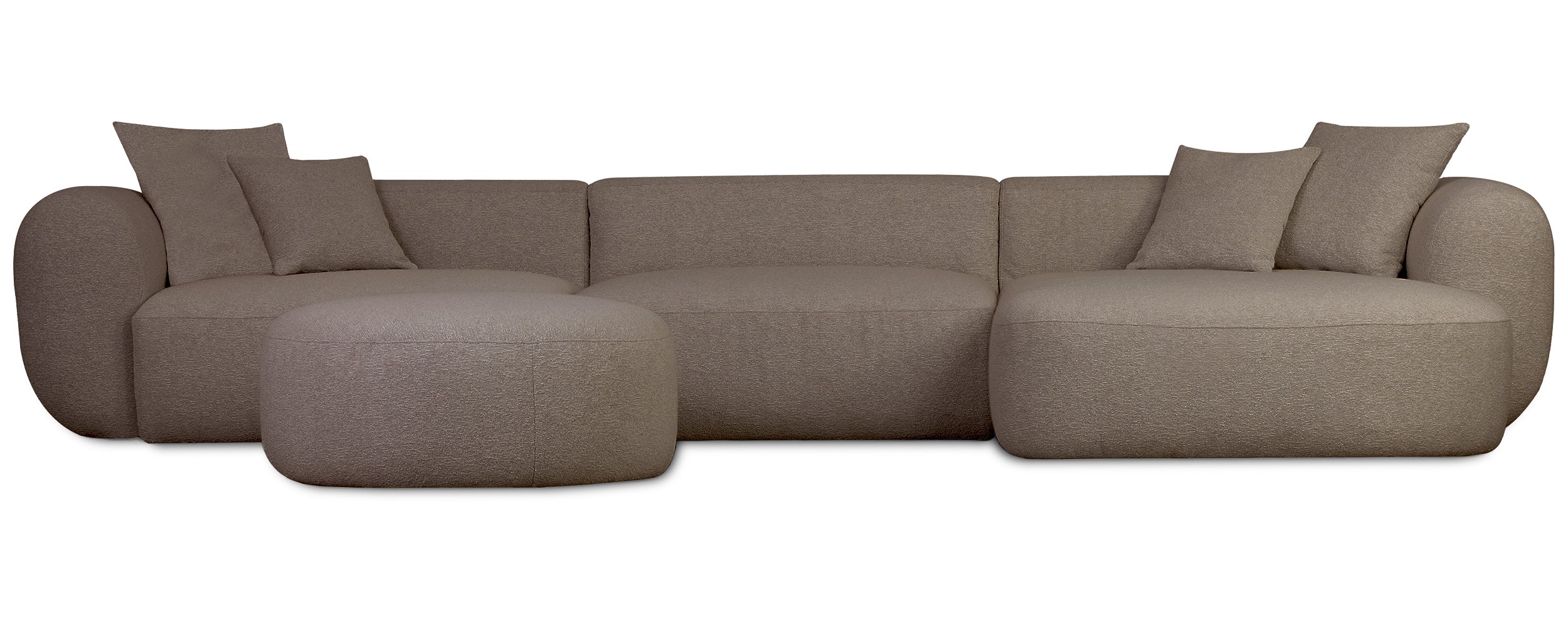 selsey-baomi-modulares-ecksofa-l-form-rechts-mit-hocker-hellbraunes-chenille-436 image 1