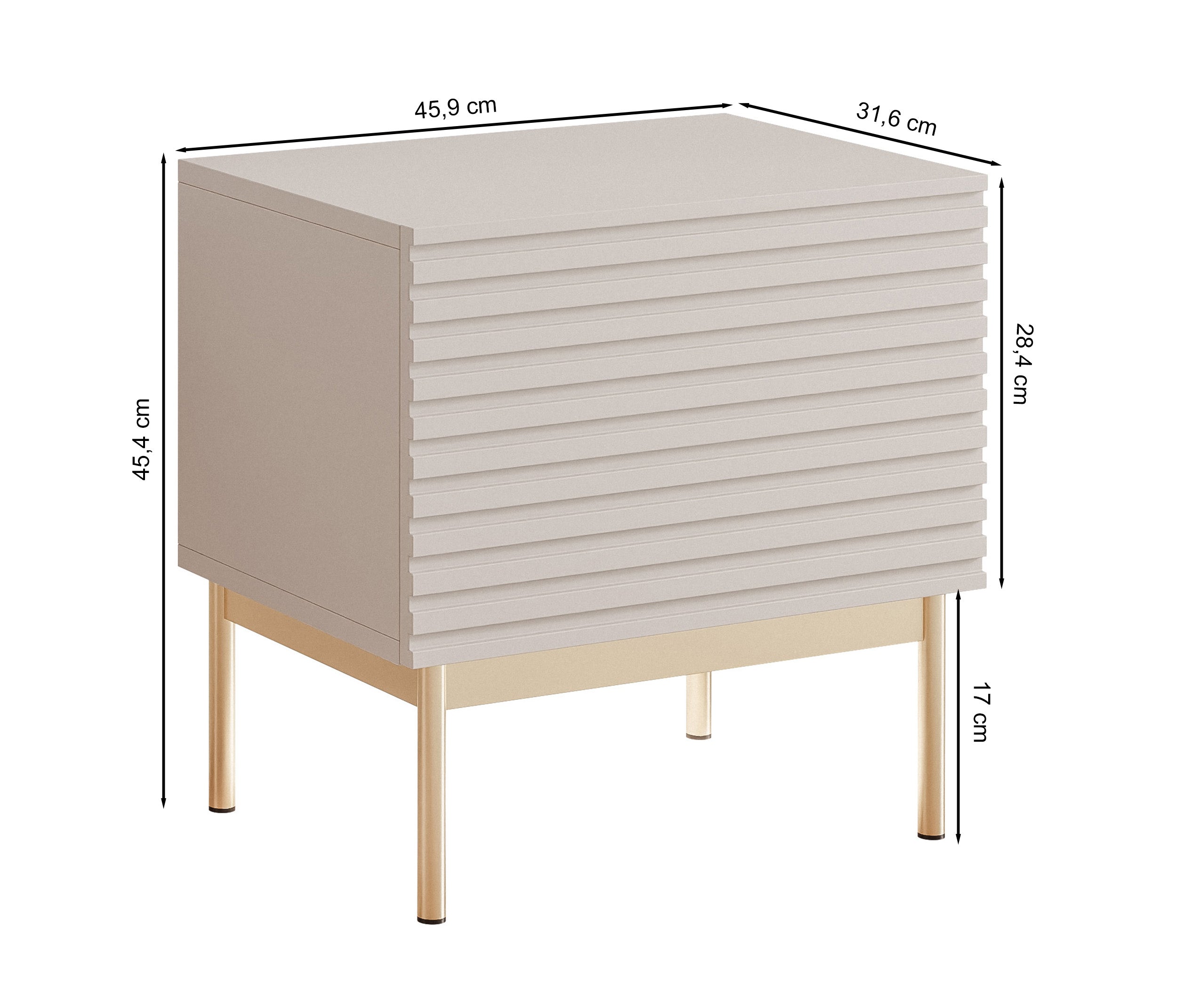 selsey-linearis-nachttisch-mit-klappfach-und-led-beleuchtung-46-cm-kaschmir-gold image 7